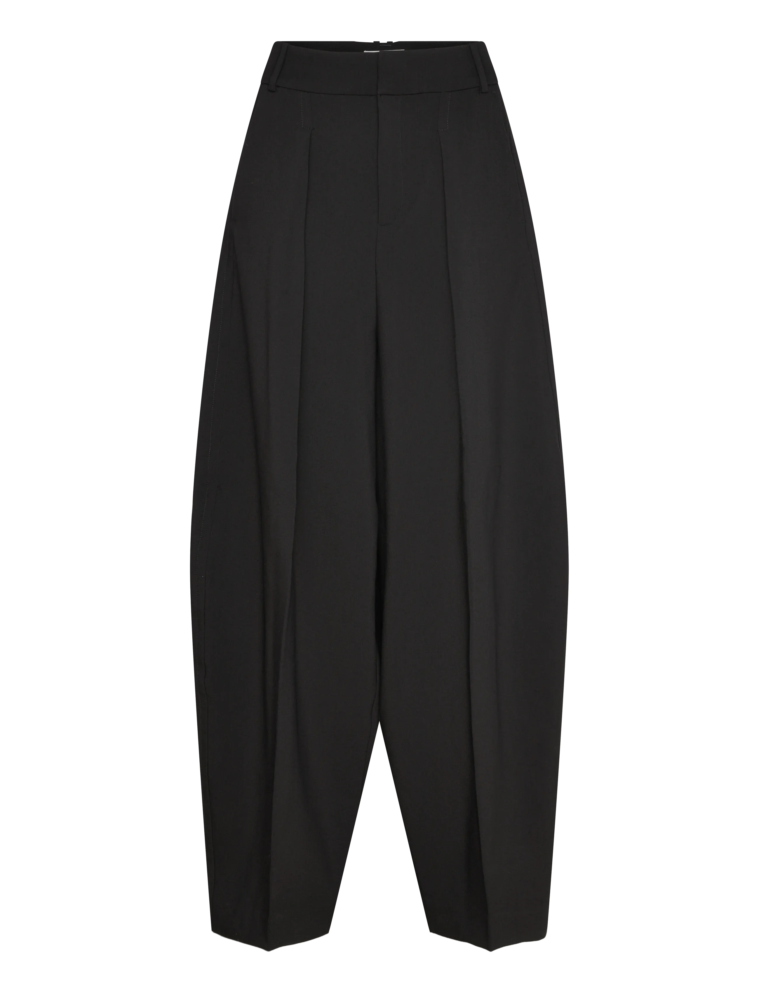 InWear - CHAYCEIW NEW BARREL PANT - hosen mit geradem bein - black - 1