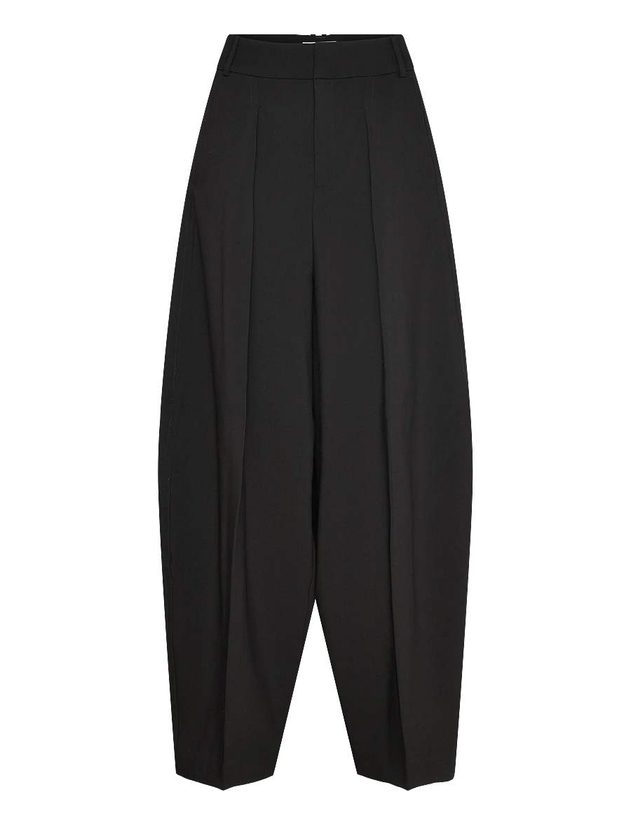InWear - CHAYCEIW NEW BARREL PANT - hosen mit geradem bein - black - 1