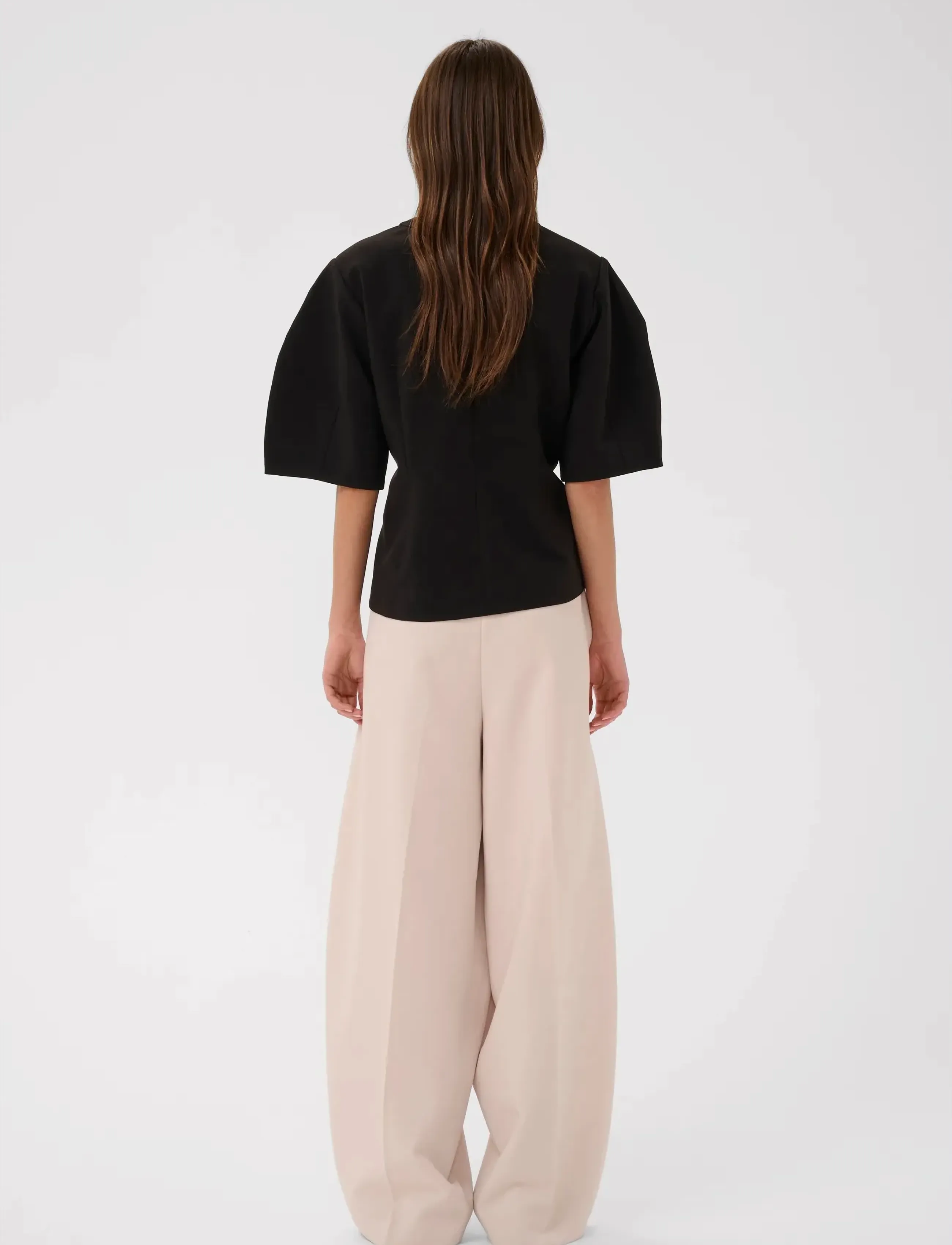 InWear - CHAYCEIW TOP - kortærmede bluser - black - 3