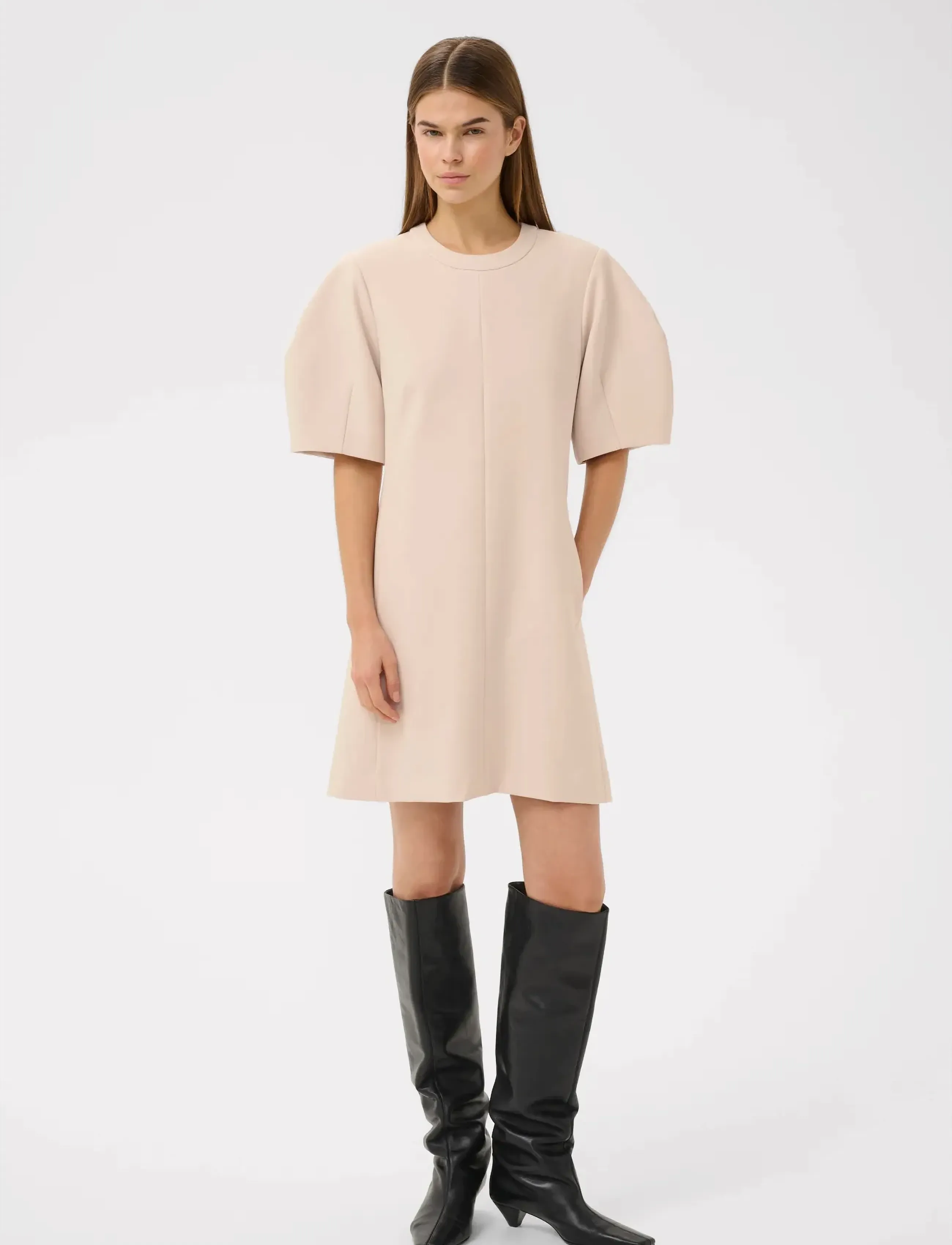 InWear Chayceiw Dress, Kvinder, Puffærmet Minikjole, Pink, Str: 44