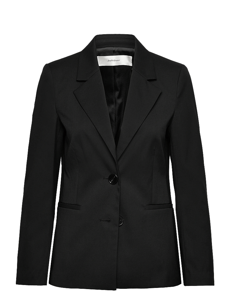 InWear - CADIEIW CORE BLAZER - enkeltradede blazere - black - 1