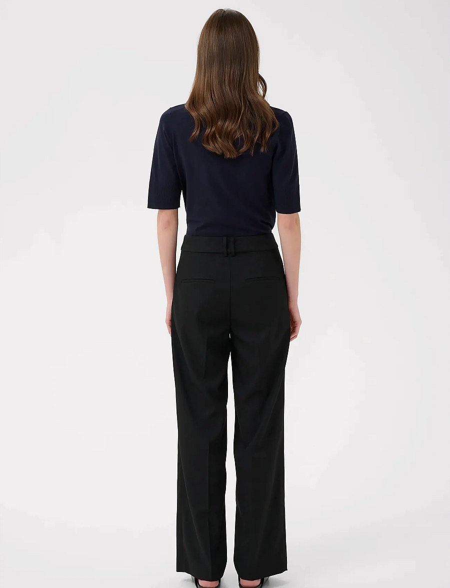 InWear - CADIEIW CORE PANT - laia säärega püksid - black - 3