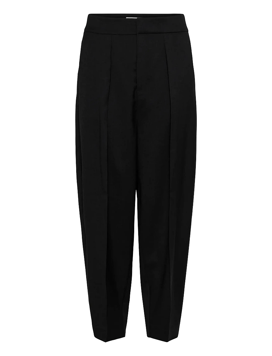 InWear - CADIEIW CORE BARREL PANT - hosen mit geradem bein - black - 0
