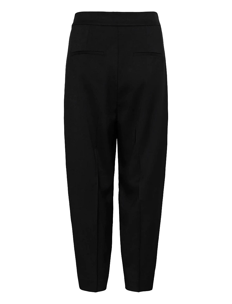 InWear - CADIEIW CORE BARREL PANT - hosen mit geradem bein - black - 1