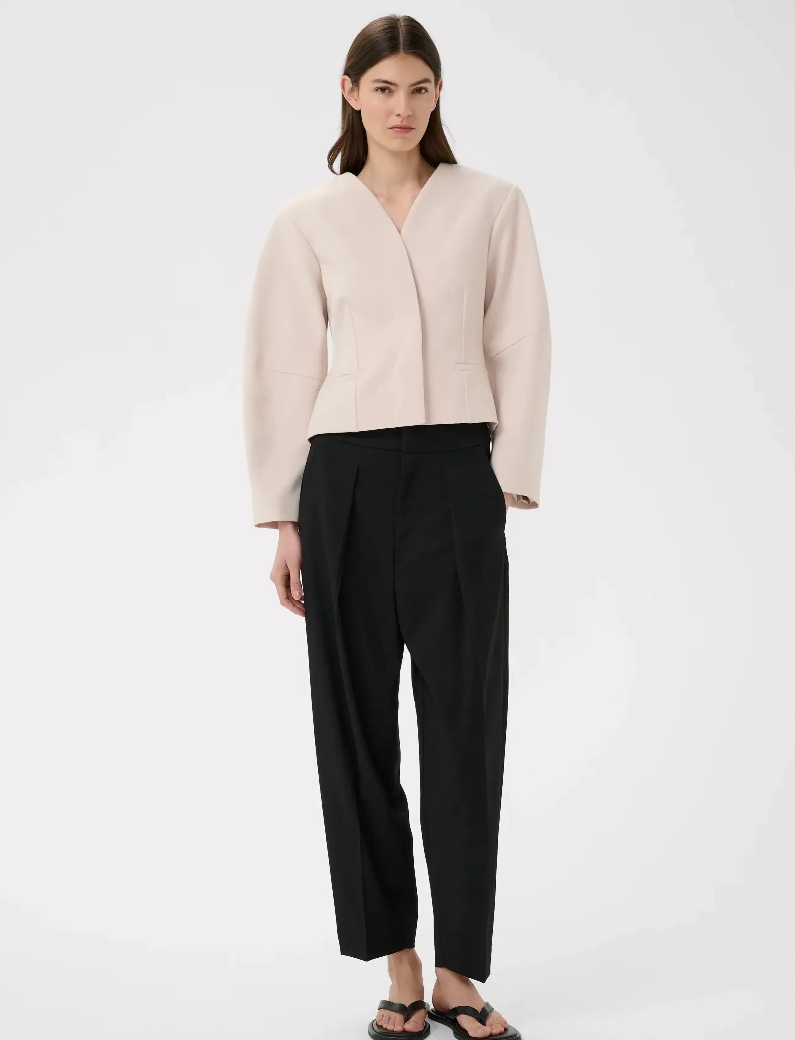 InWear CADIEIW CORE BARREL PANT - Kollektsioonid - BLACK / black