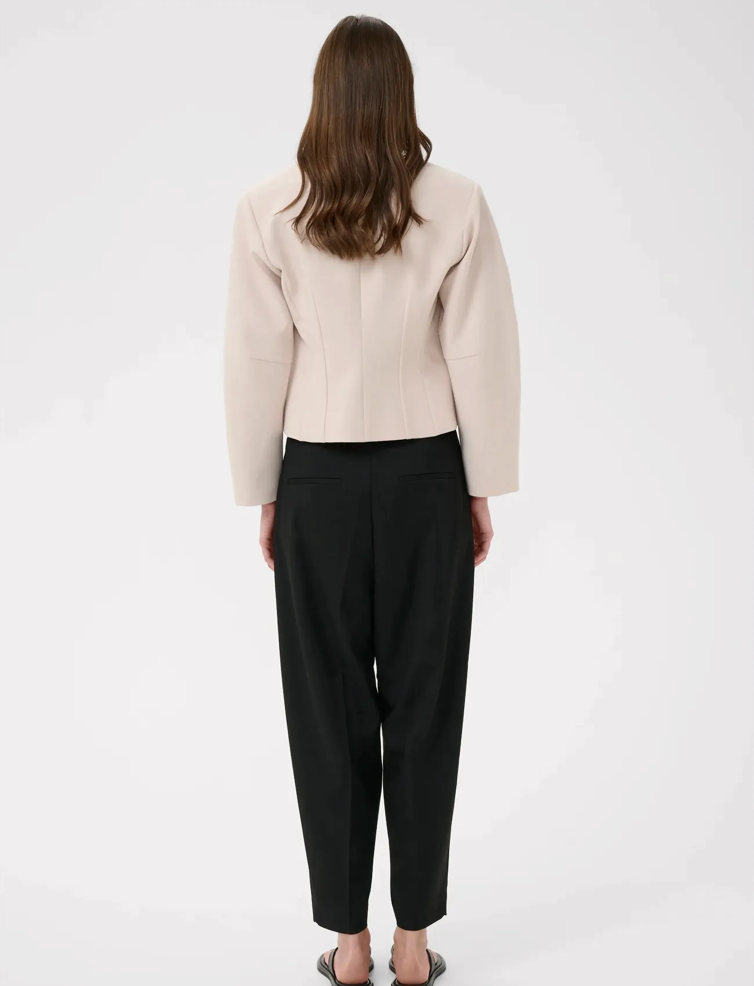 InWear - CADIEIW CORE BARREL PANT - barrel-bukser - black - 3