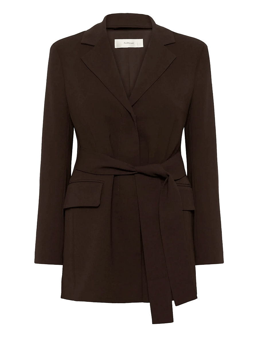 InWear - CELIAHIW BLAZER - blazers avec ceinture - coffee bean - 1