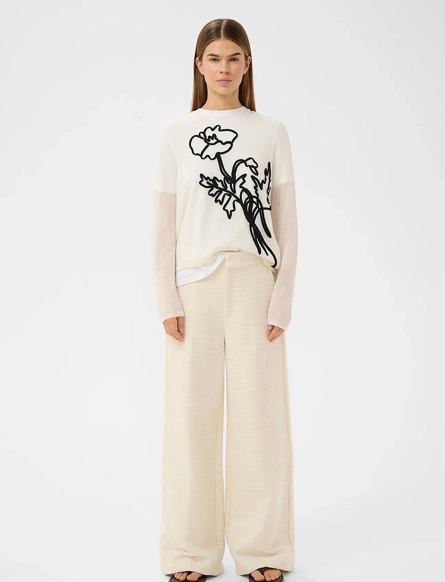 InWear - MEERIIW PULLOVER - kampsunid - haze melange/black - 3
