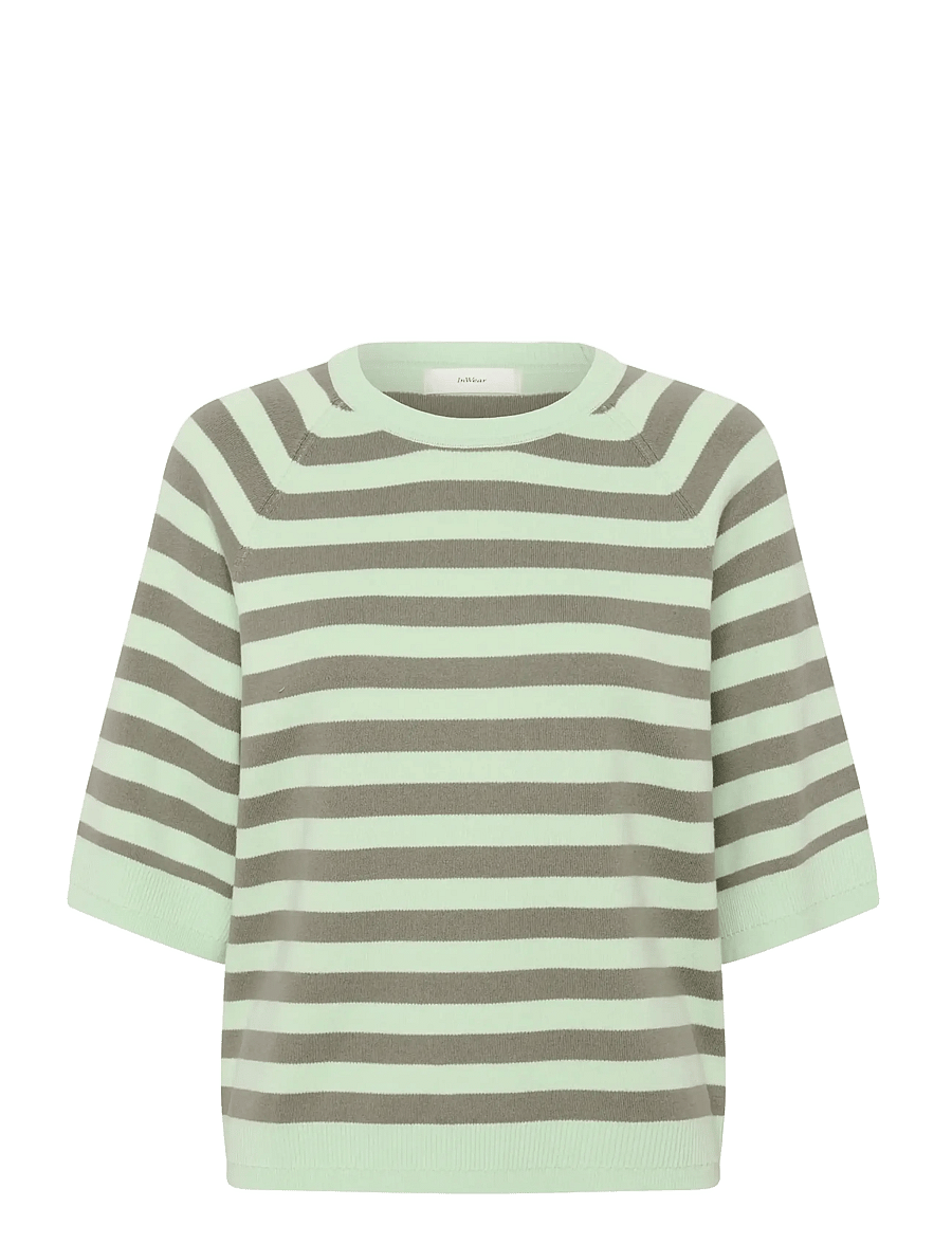 InWear - MADIEIW TEE - striktrøjer - spray/mulled basil stripe - 1