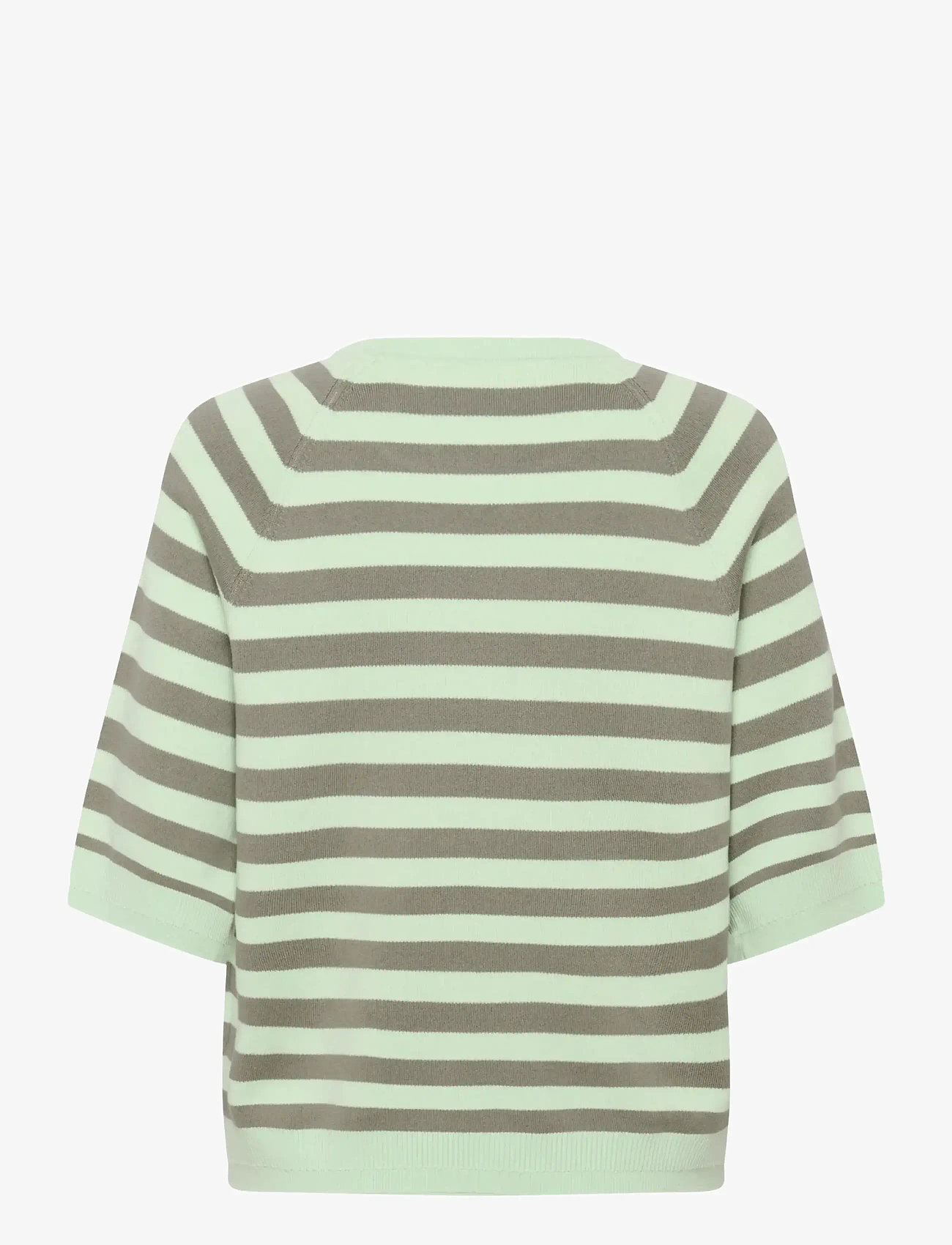 InWear - MADIEIW TEE - striktrøjer - spray/mulled basil stripe - 2