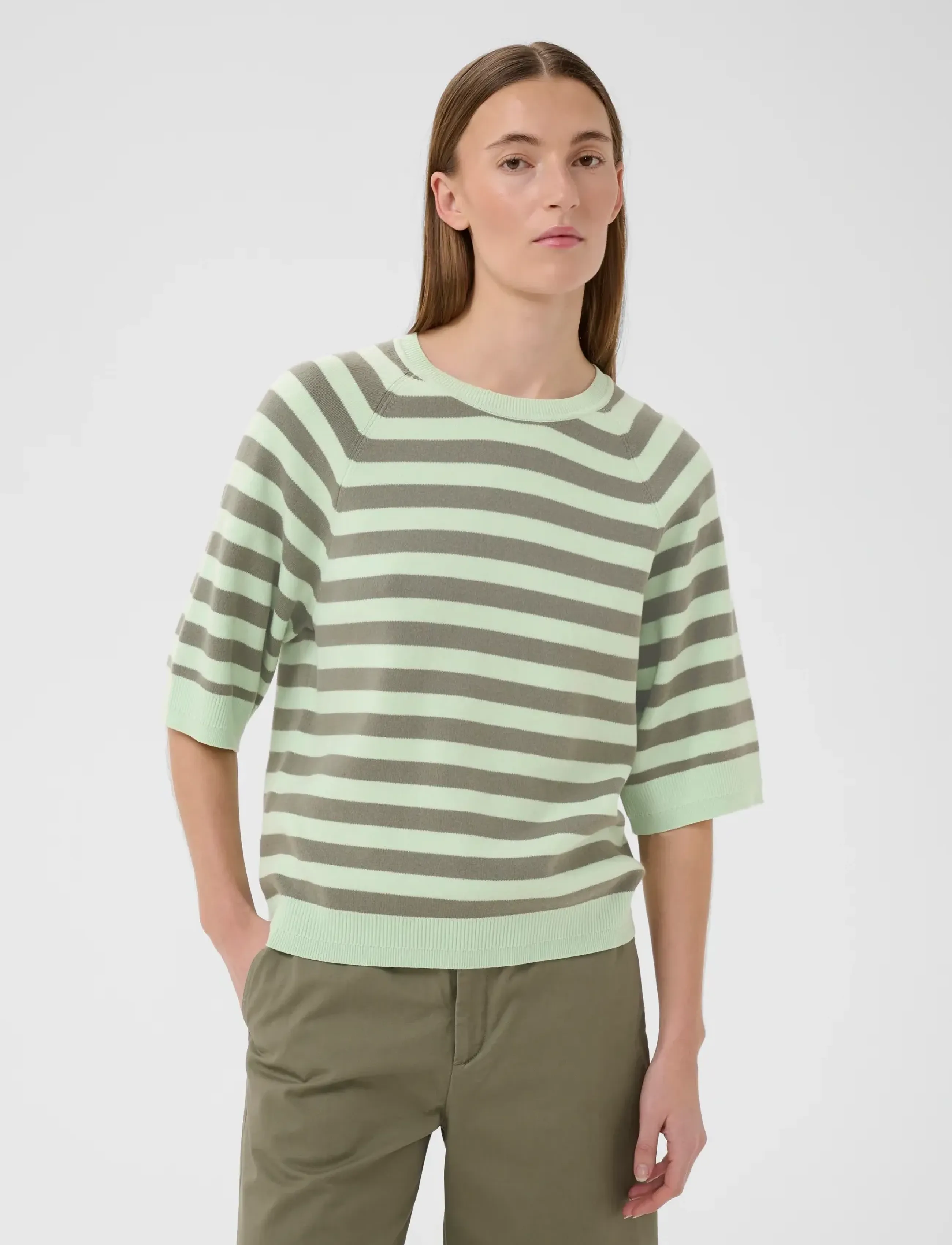 InWear Madieiw Tee, M, Knitwear, Grün - Jumpers, Frauen