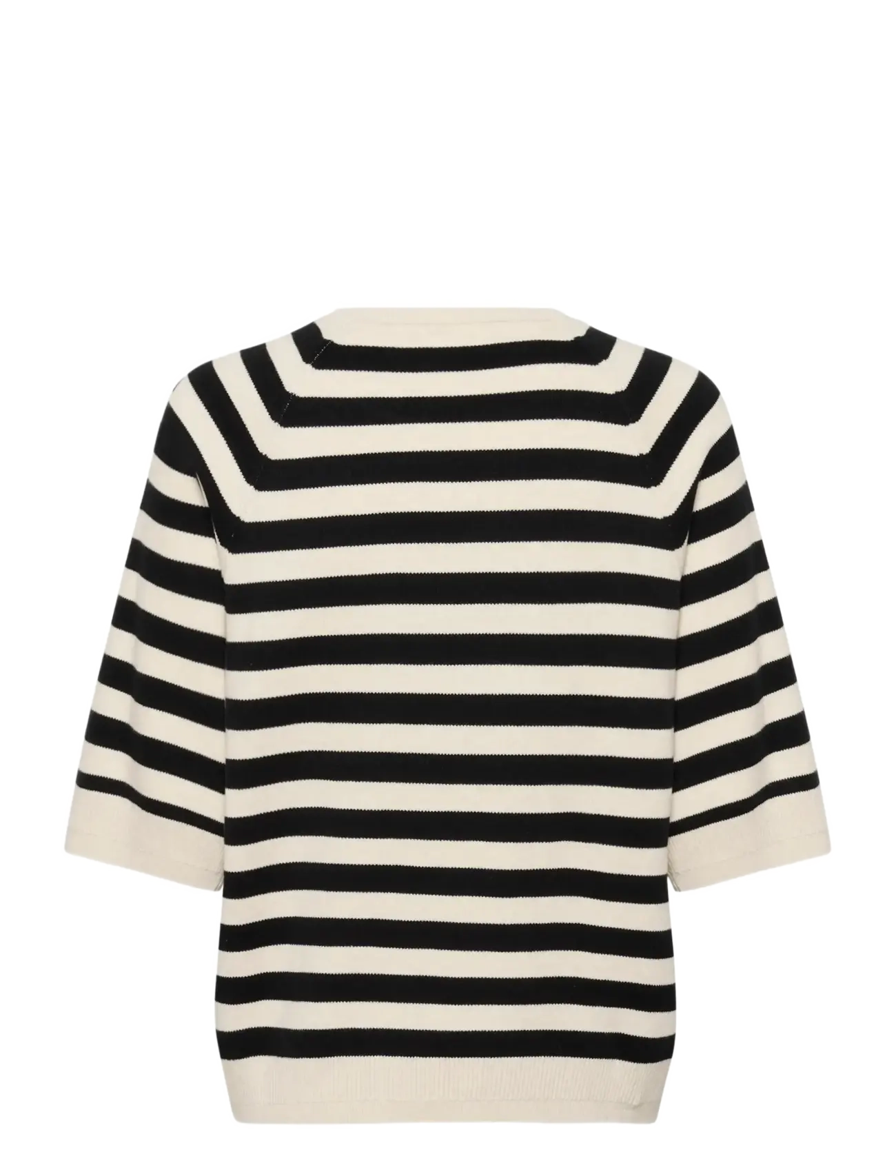 InWear - MADIEIW TEE - pullover - black / whisper white stripe - 2