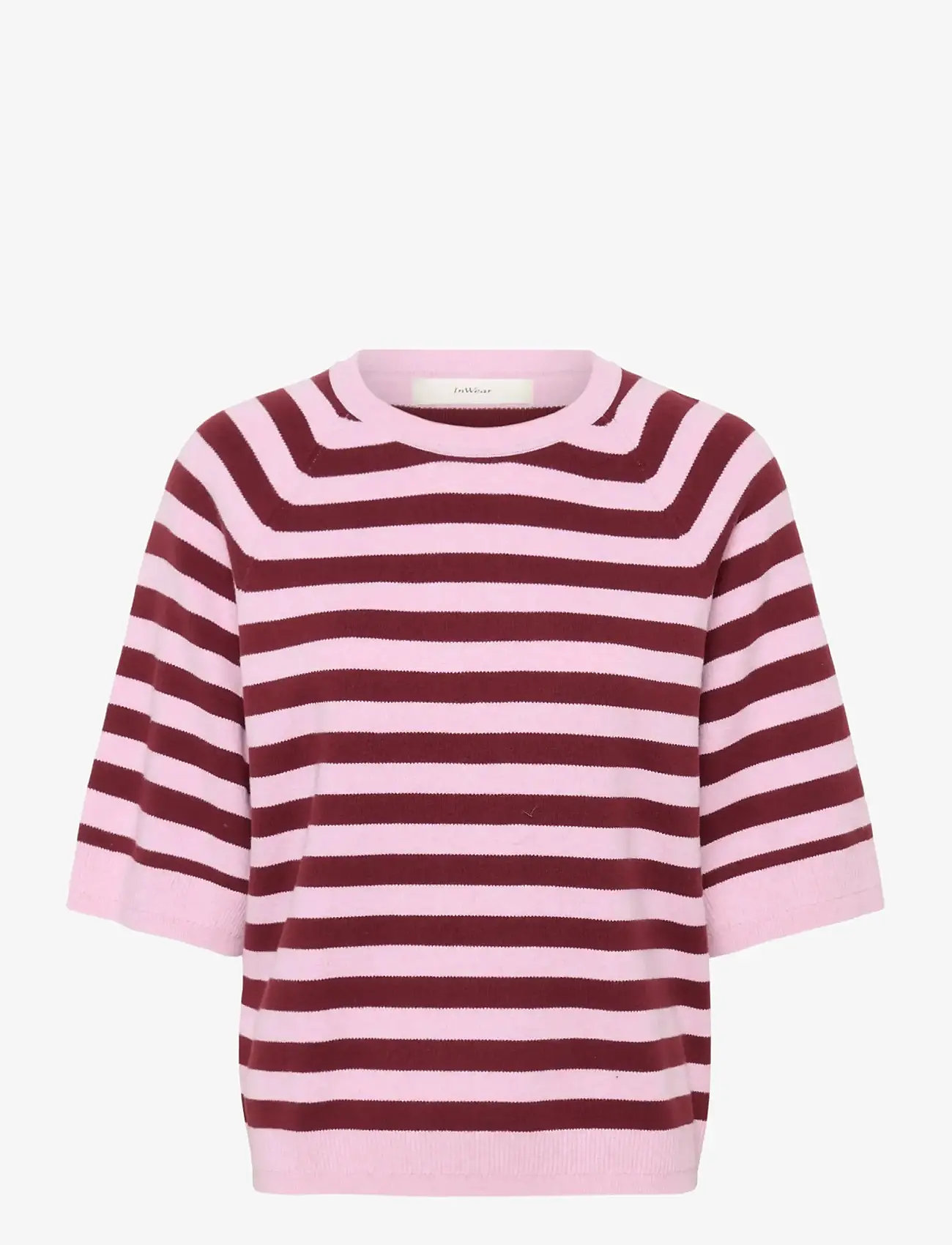 InWear - MADIEIW TEE - striktrøjer - pink/zinfandel stripe - 1