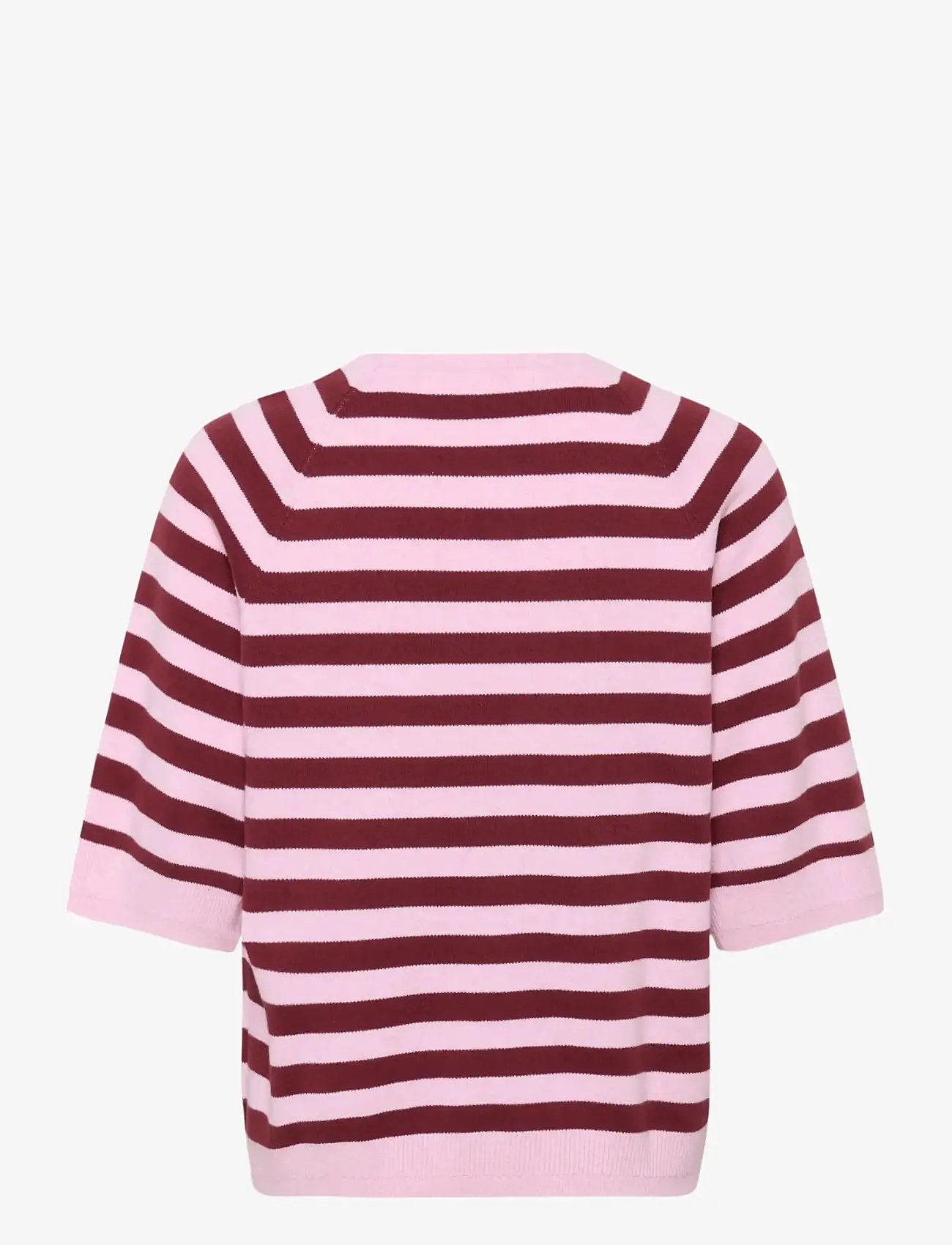 InWear - MADIEIW TEE - striktrøjer - pink/zinfandel stripe - 2
