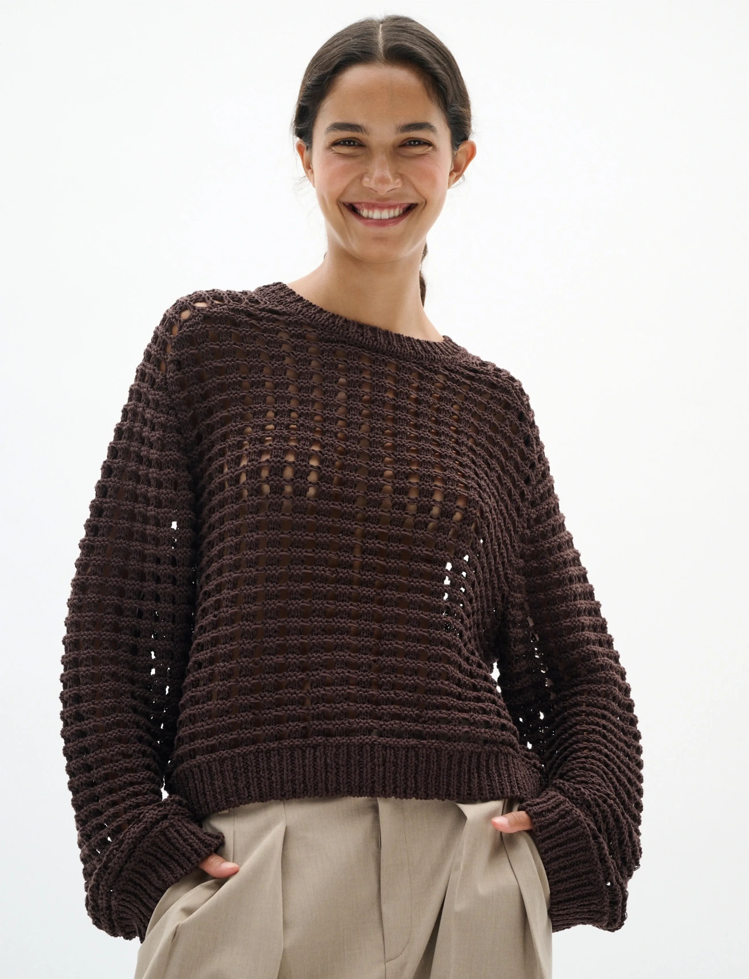 InWear - MUNOIW PULLOVER - džemprid - coffee bean - 0