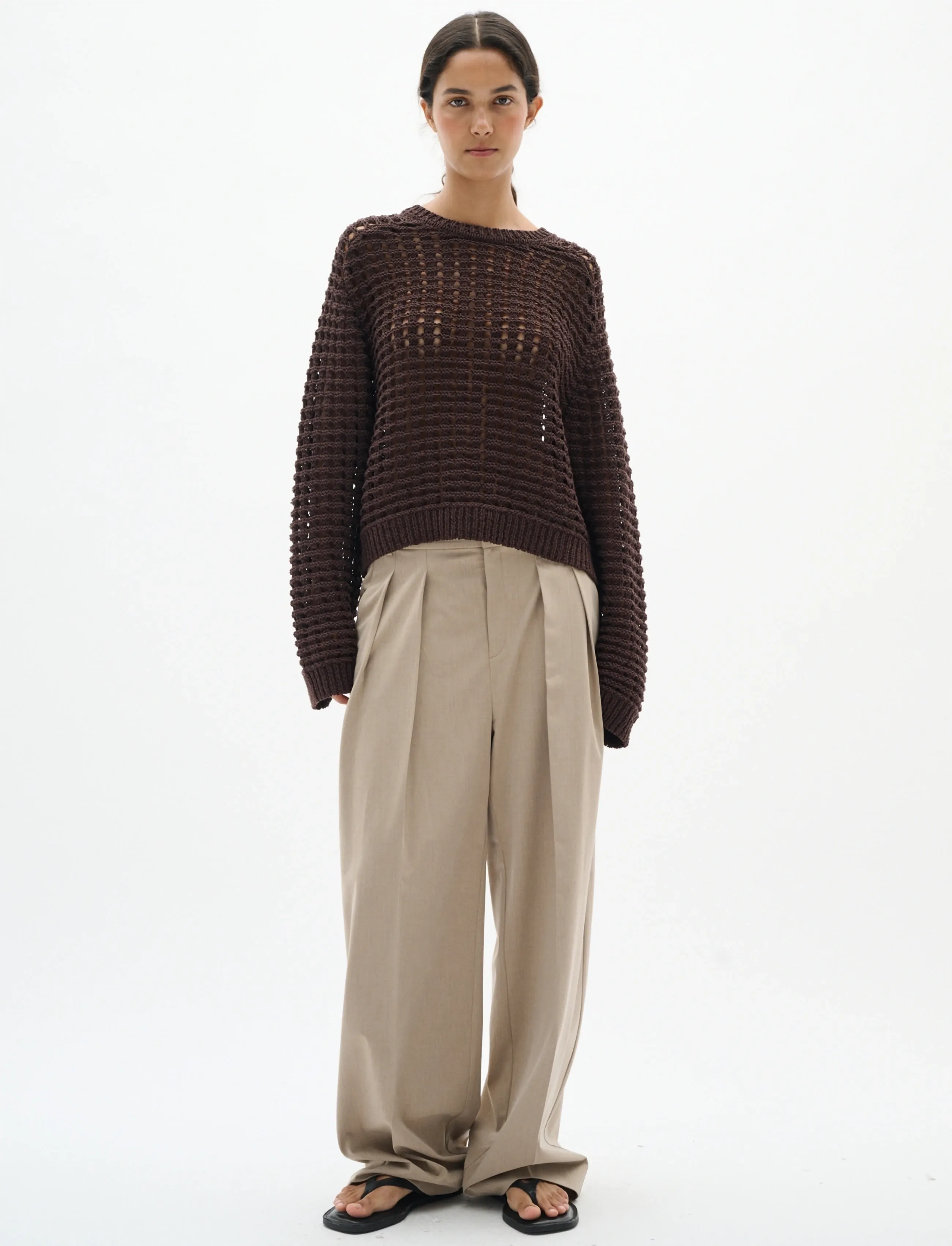 InWear - MUNOIW PULLOVER - stickade tröjor - coffee bean - 1