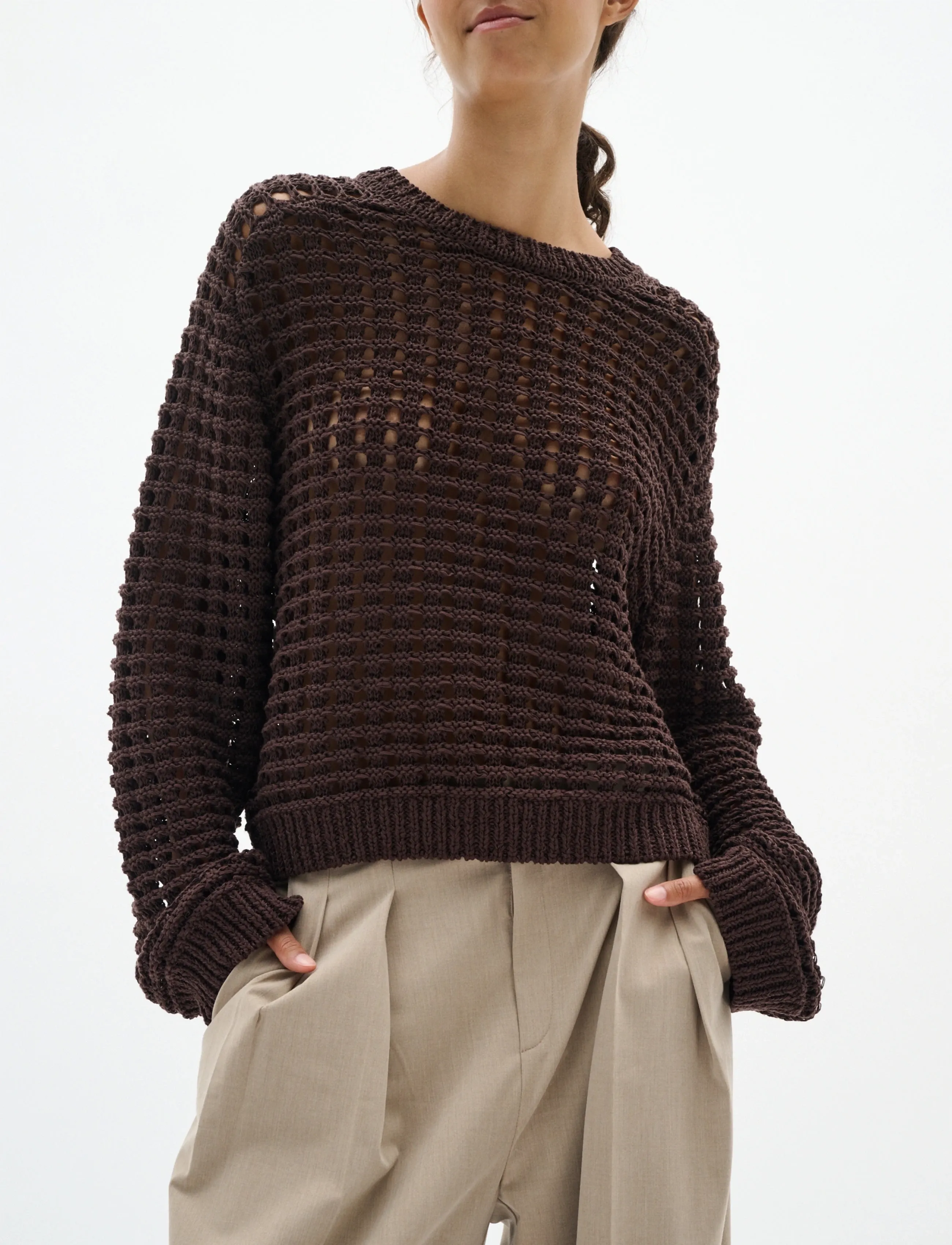 InWear - MUNOIW PULLOVER - džemprid - coffee bean - 4