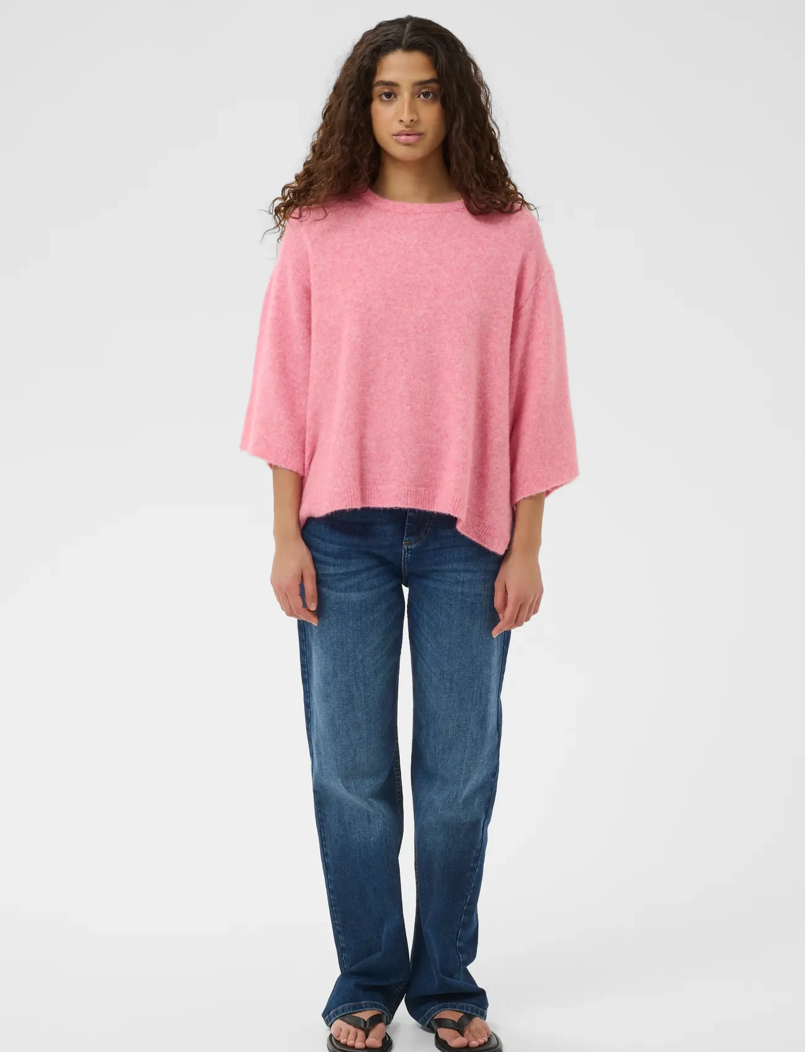InWear - GUNIIW TEE - herbstliche kleidung - pink carnation melange - 1