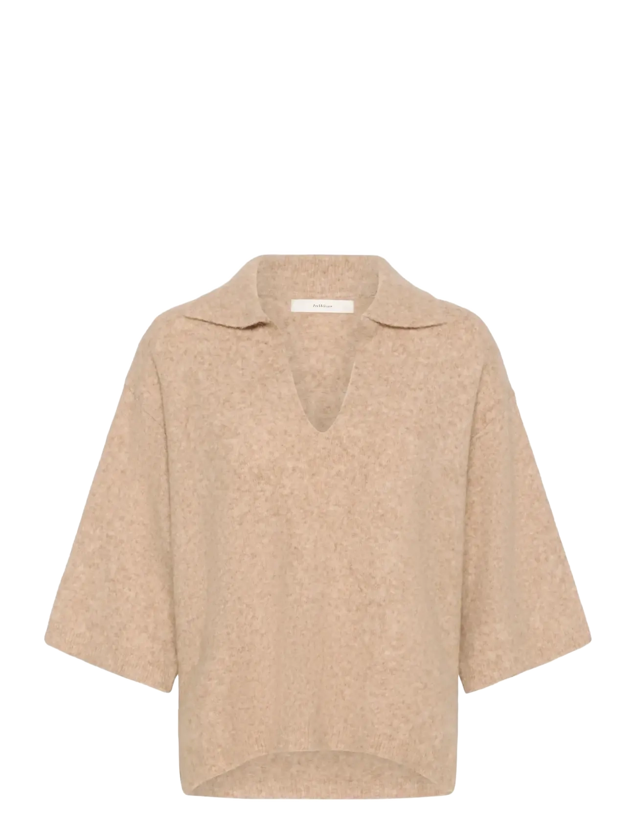 InWear GUNIIW POLO - Tøj - CORNSTALK MELANGE / beige