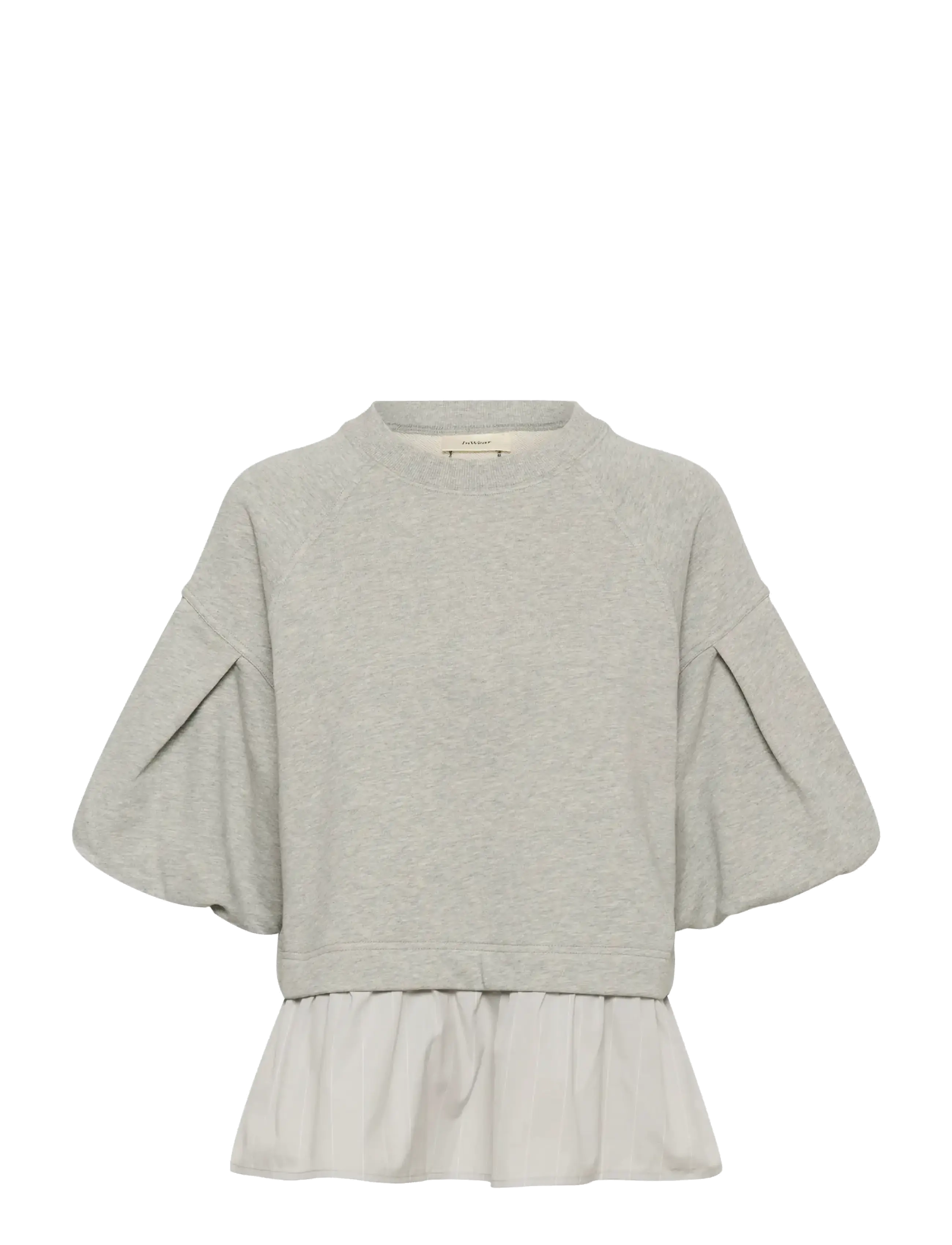 InWear DESSYIW TOP - Sweatshirts - CHATEAU GREY PINSTRIPE / grey