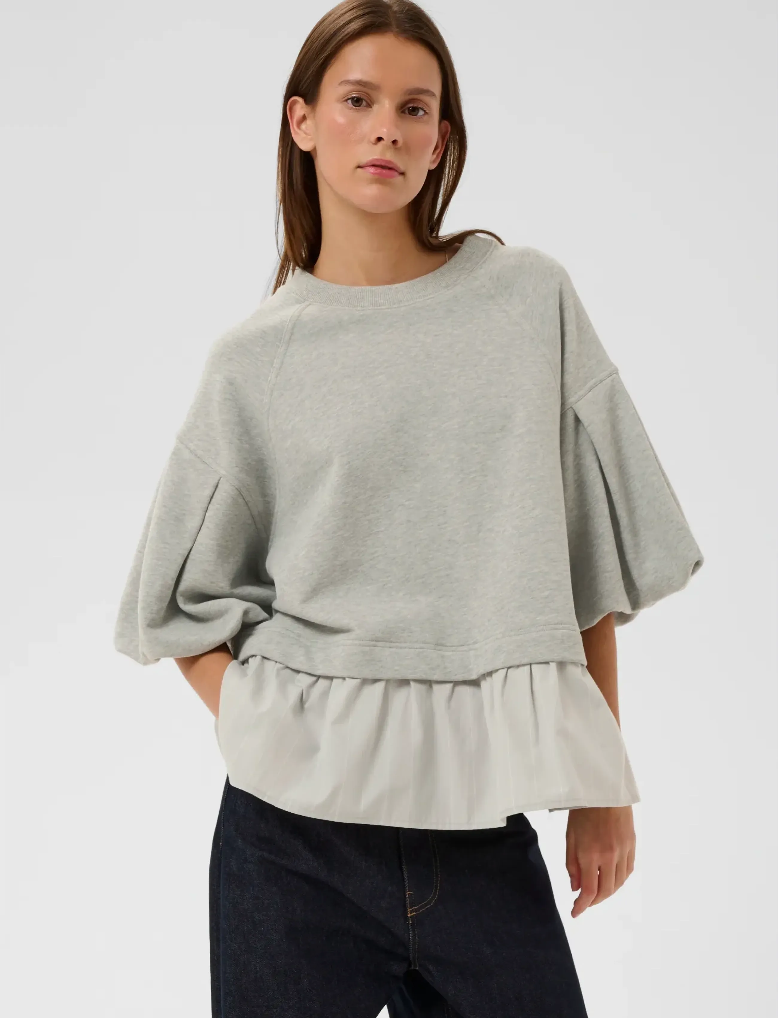 InWear DESSYIW TOP - InWear - CHATEAU GREY PINSTRIPE / grey