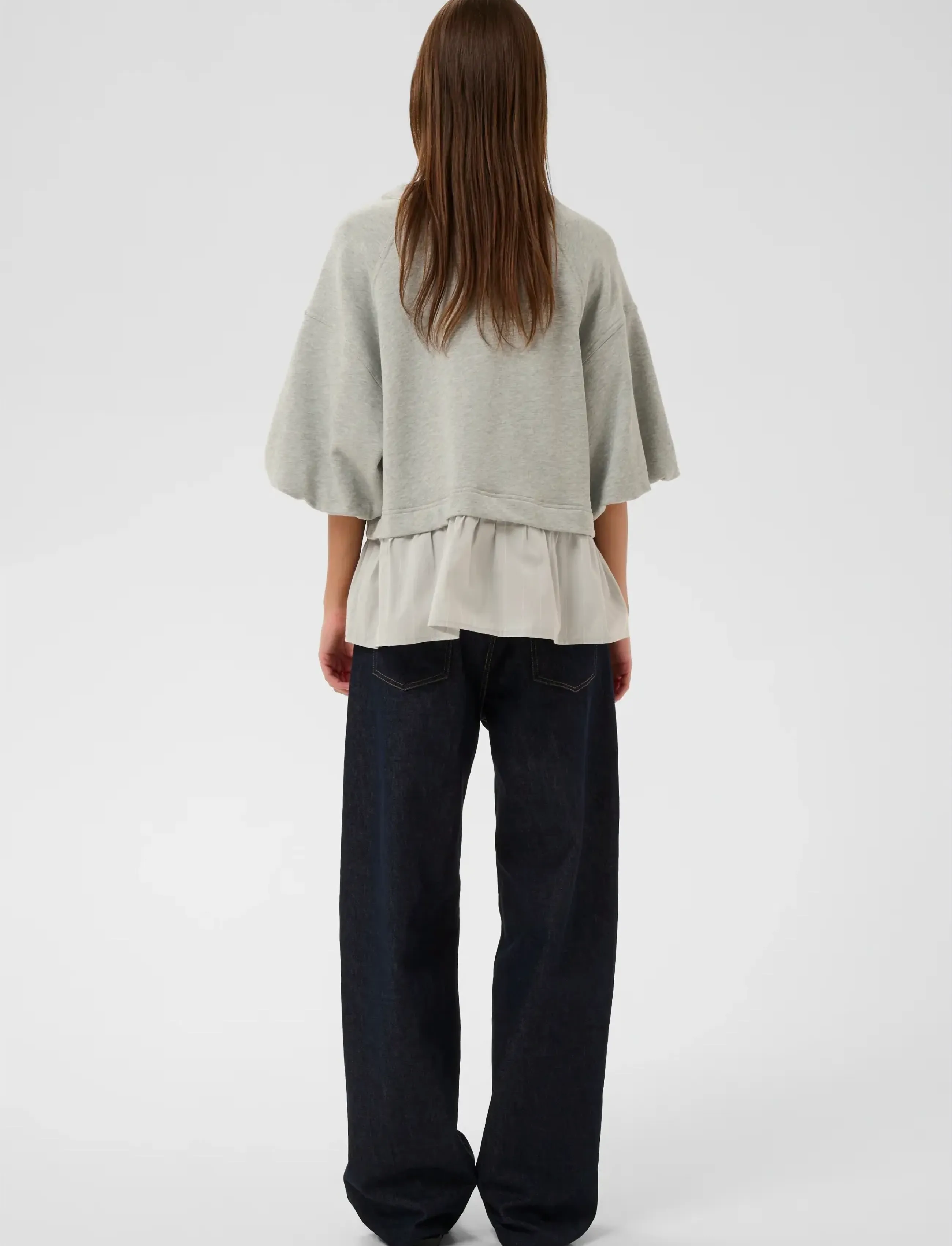 InWear - DESSYIW TOP - sweatshirts - chateau grey pinstripe - 4