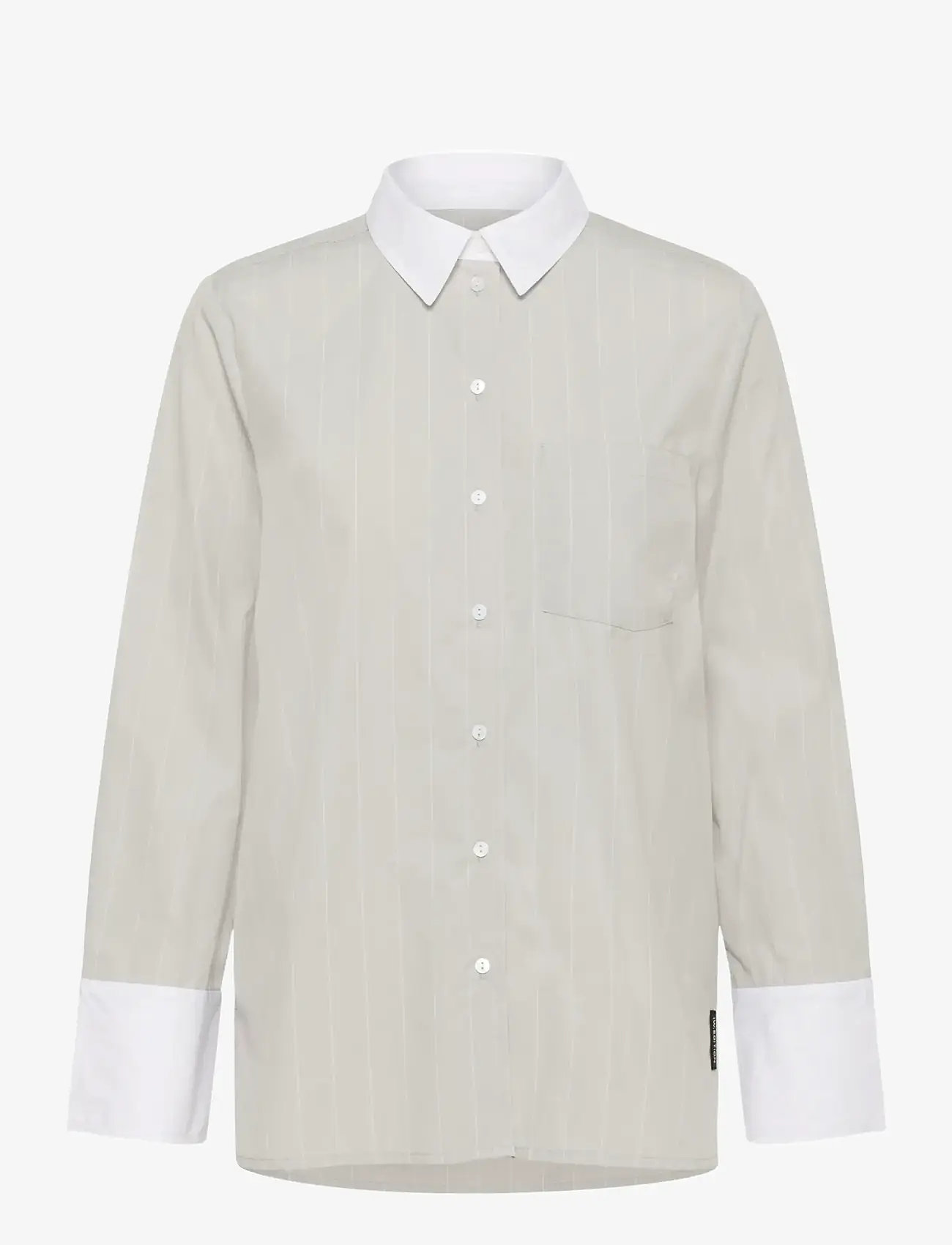 InWear - DESSYIW SHIRT - long-sleeved shirts - chateau grey pinstripe - 1