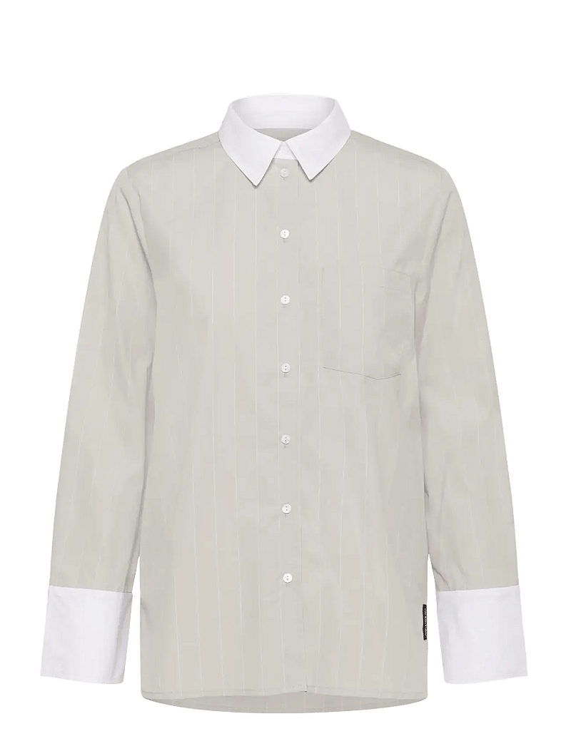 InWear - DESSYIW SHIRT - long-sleeved shirts - chateau grey pinstripe - 1