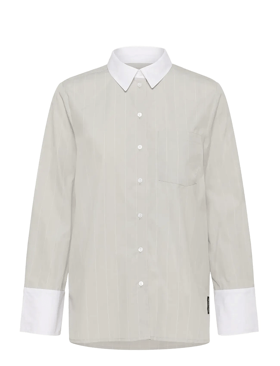 InWear - DESSYIW SHIRT - langärmlige hemden - chateau grey pinstripe - 1