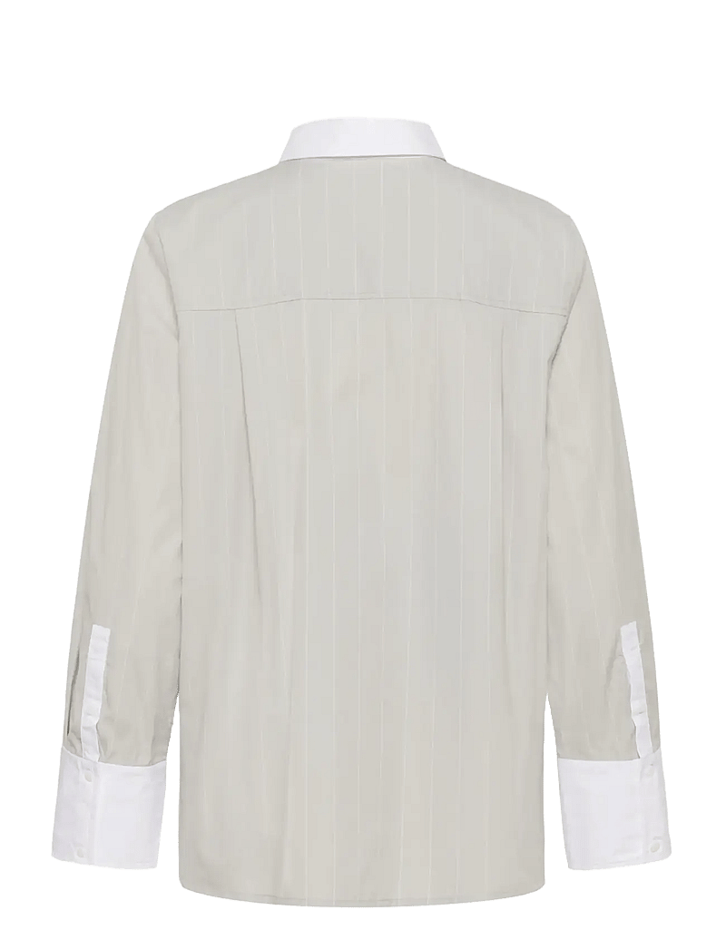 InWear - DESSYIW SHIRT - long-sleeved shirts - chateau grey pinstripe - 2