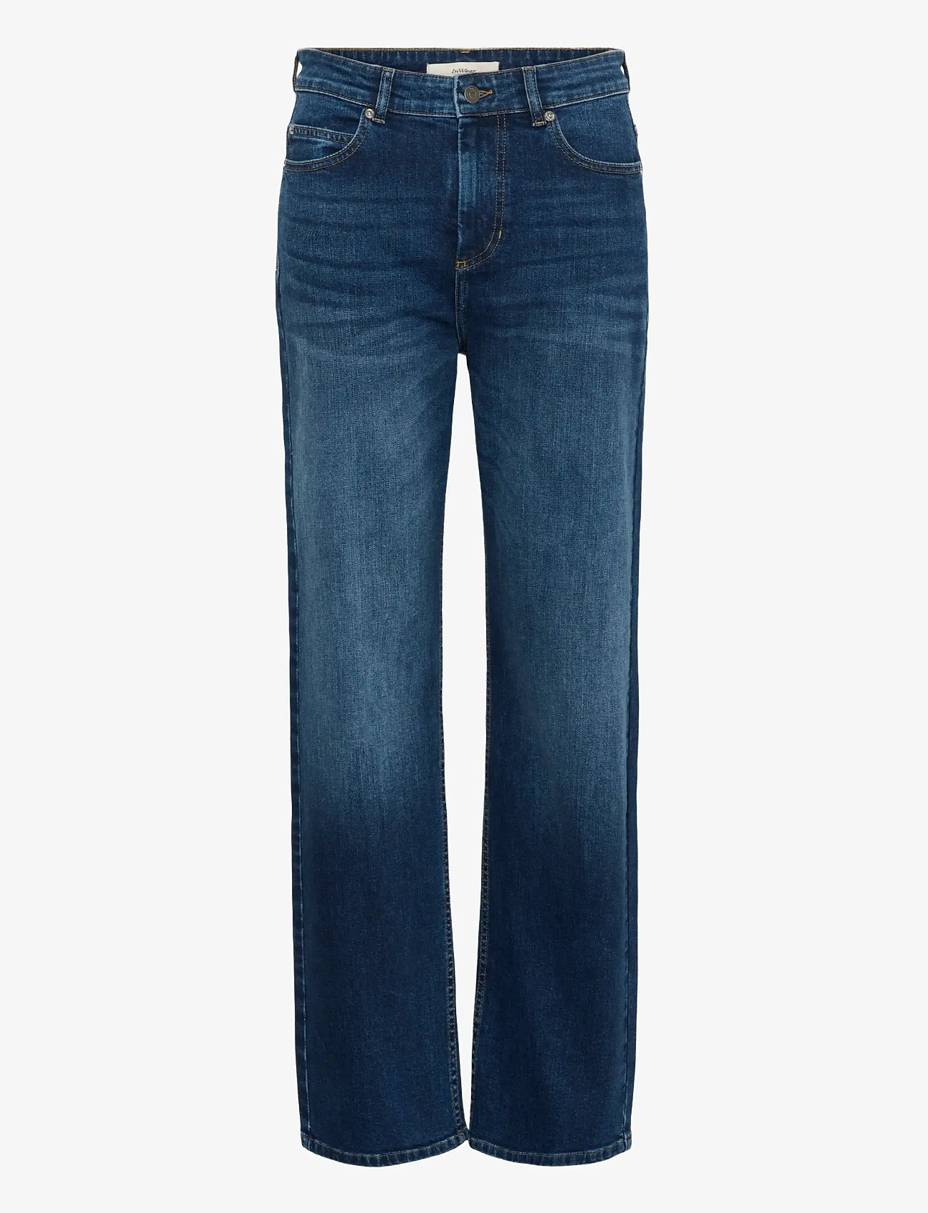 InWear - DARLINAIW CORE STRAIGHT JEANS - boyfriend jeans - washed medium blue denim - 1