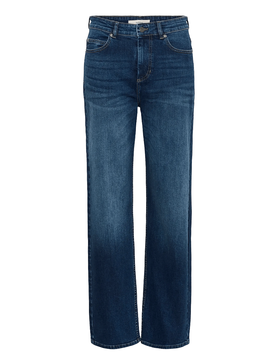 InWear - DARLINAIW CORE STRAIGHT JEANS - boyfriend-teksad - washed medium blue denim - 1