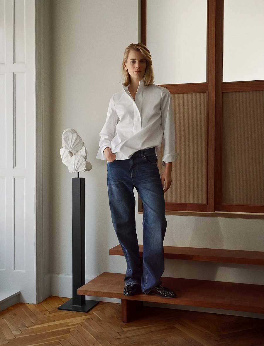 InWear - DARLINAIW CORE STRAIGHT JEANS - boyfriend-teksad - washed medium blue denim - 0