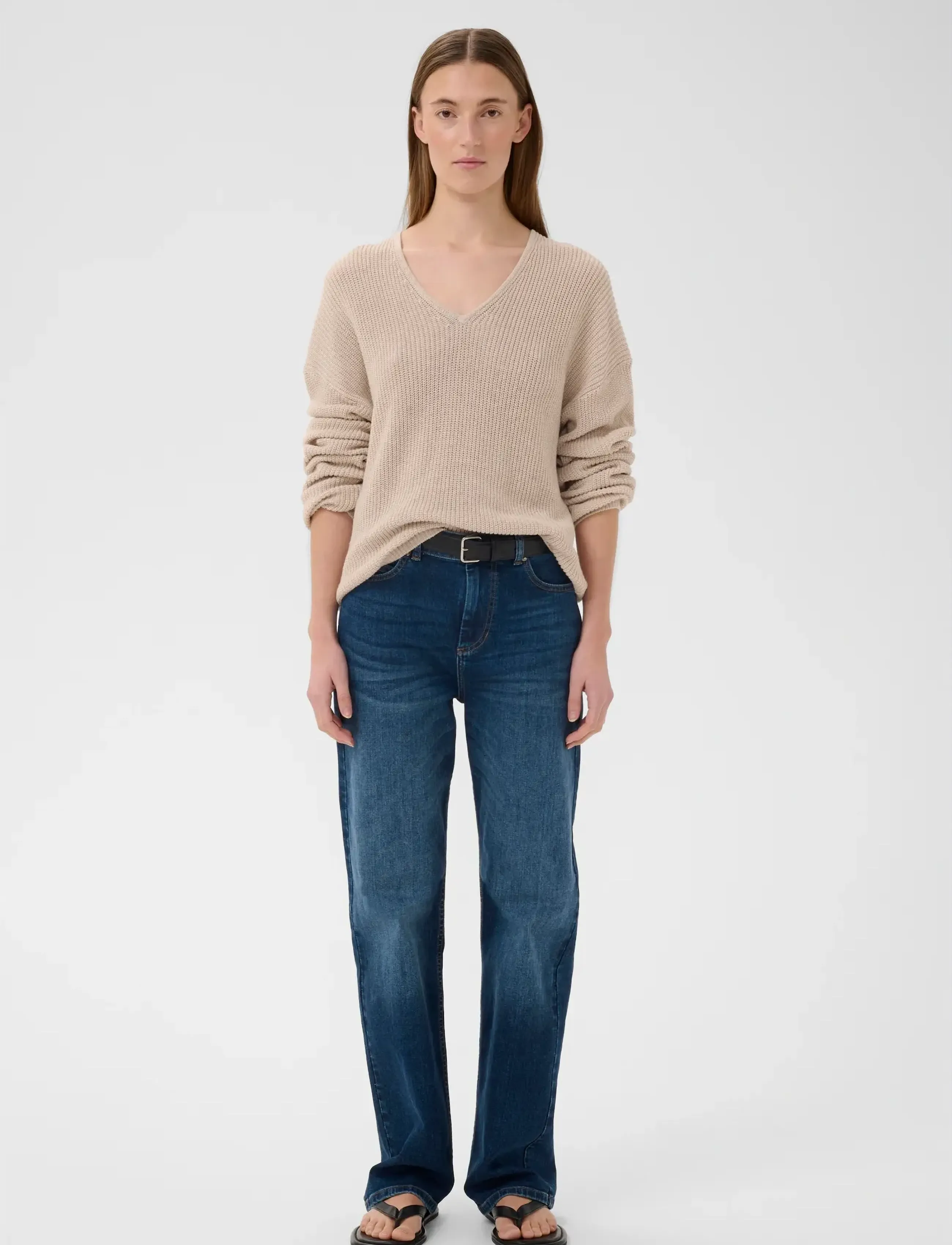 InWear - DARLINAIW CORE STRAIGHT JEANS - boyfriend jeans - washed medium blue denim - 3