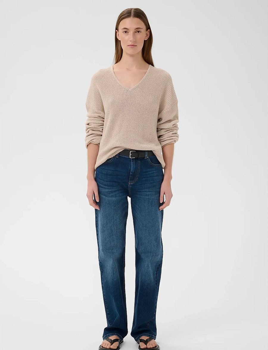 InWear - DARLINAIW CORE STRAIGHT JEANS - boyfriend-teksad - washed medium blue denim - 3