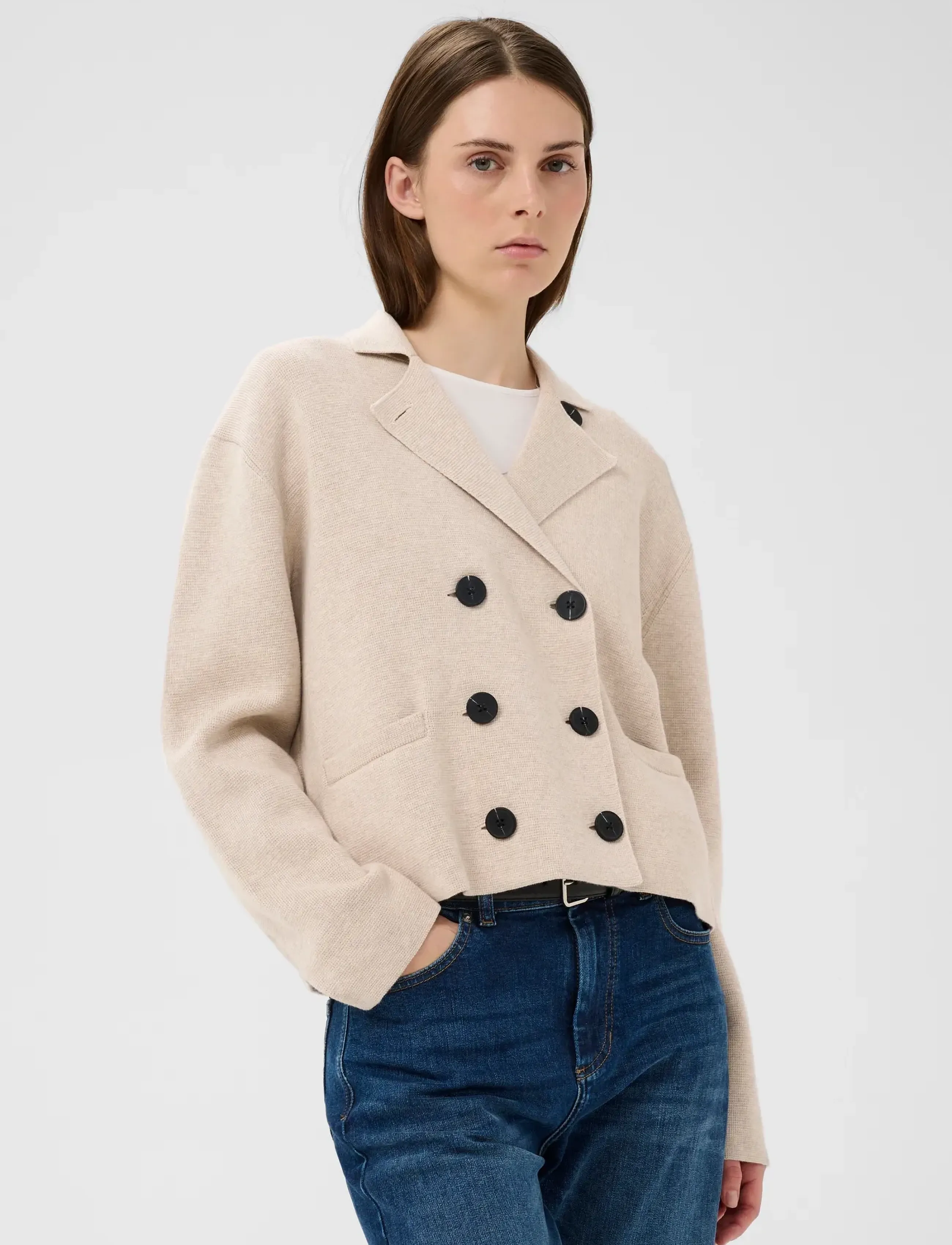 InWear DELAROSEIW CARDIGAN - Mallistot - ECRU / beige