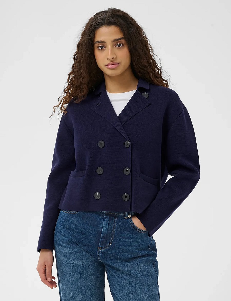 InWear - DELAROSEIW CARDIGAN - uldjakker - midnight magic - 0