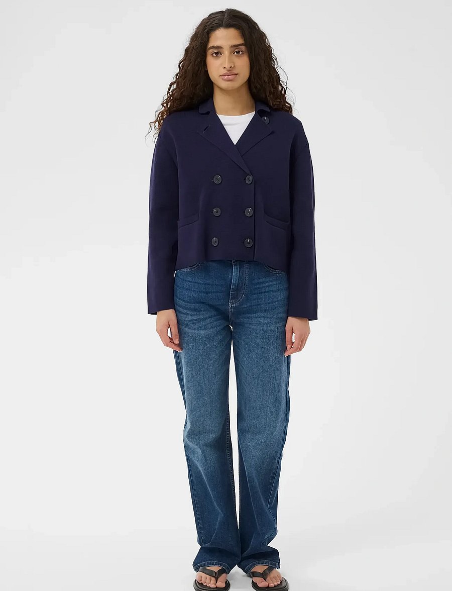 InWear - DELAROSEIW CARDIGAN - uldjakker - midnight magic - 3