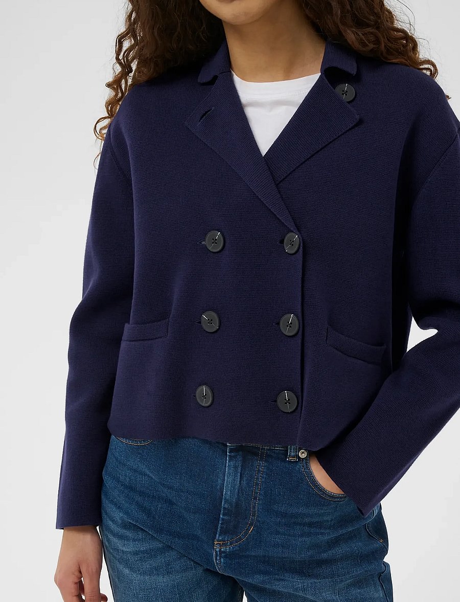 InWear - DELAROSEIW CARDIGAN - uldjakker - midnight magic - 5