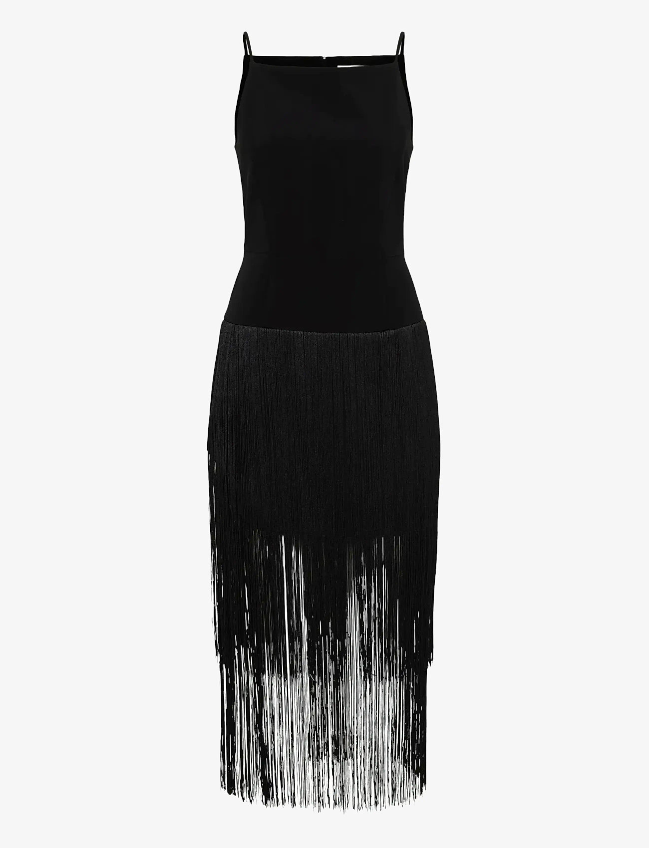 InWear - CHARLEENEIW FEST FRINGE DRESS - festkjoler - black - 1