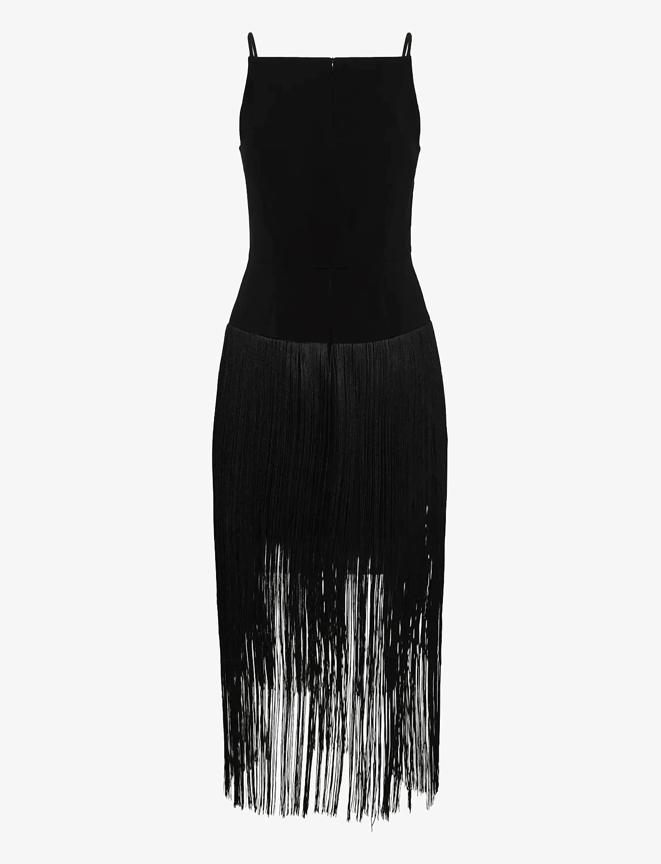 InWear - CHARLEENEIW FEST FRINGE DRESS - festkjoler - black - 2