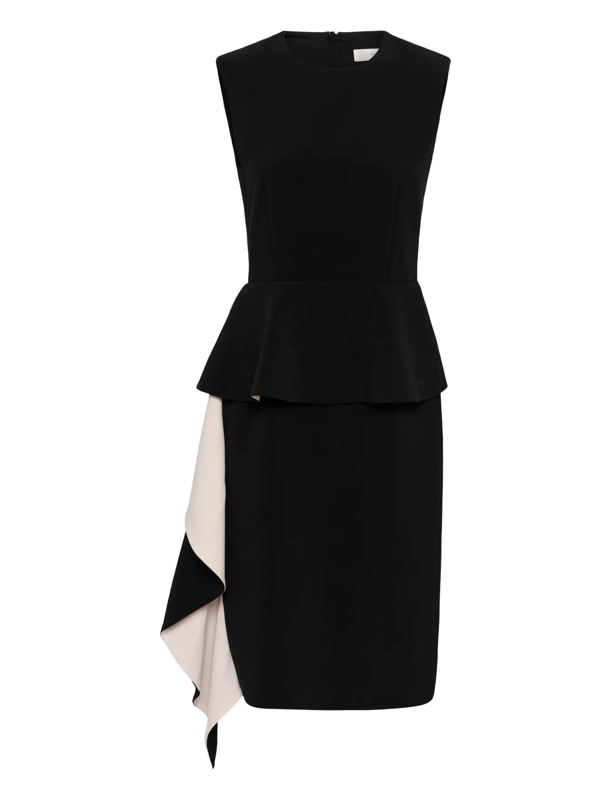 INWEAR Charleeneiw Fest Flounce Kleid Schwarz - 38 - Damen