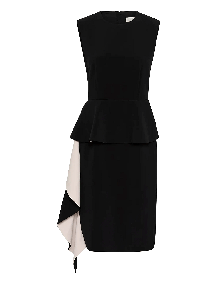 InWear - CHARLEENEIW FEST FLOUNCE DRESS - cocktail dresses - black - 1