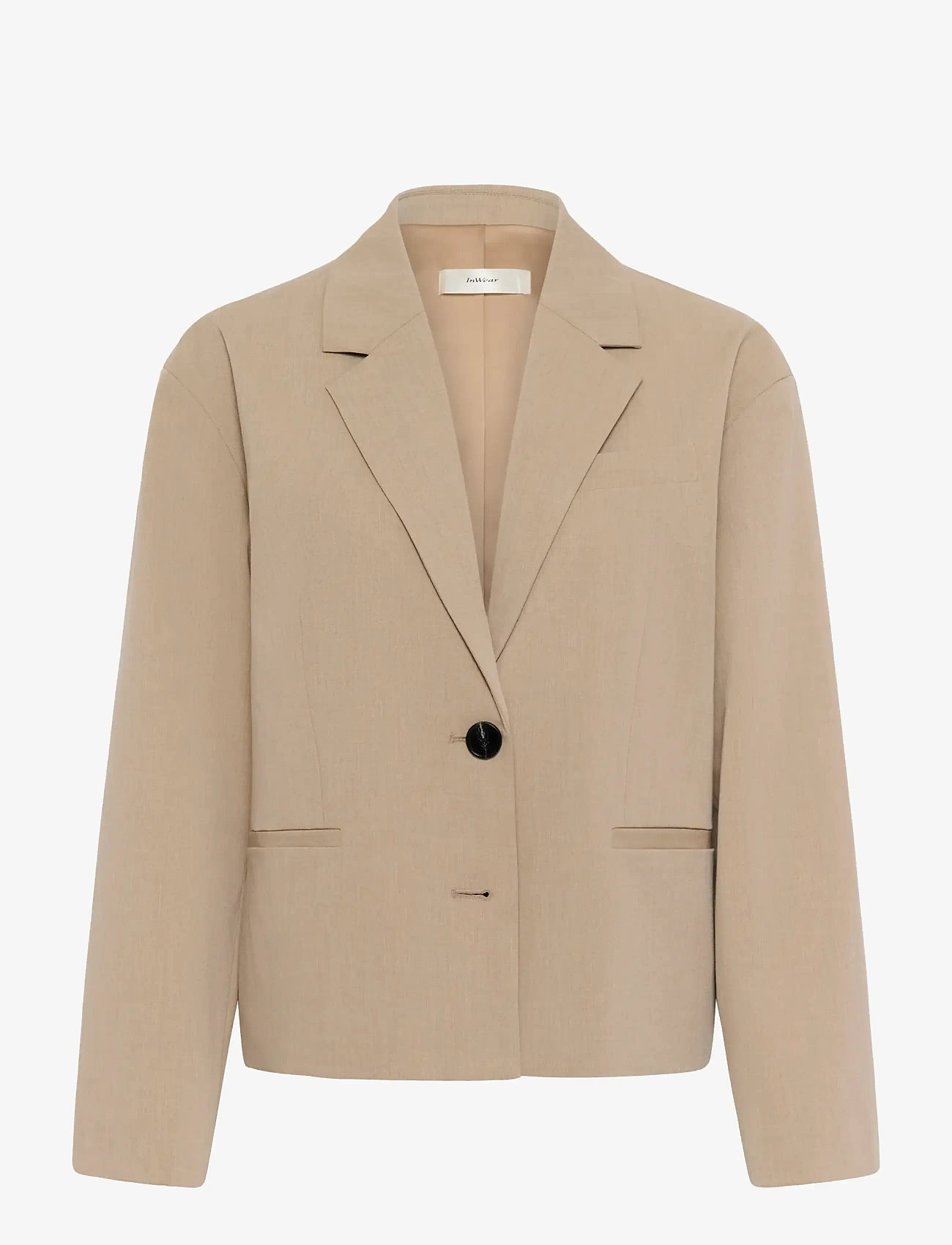 InWear - CIERRAIW BLAZER - enkelknäppta kavajer - cornstalk melange - 1