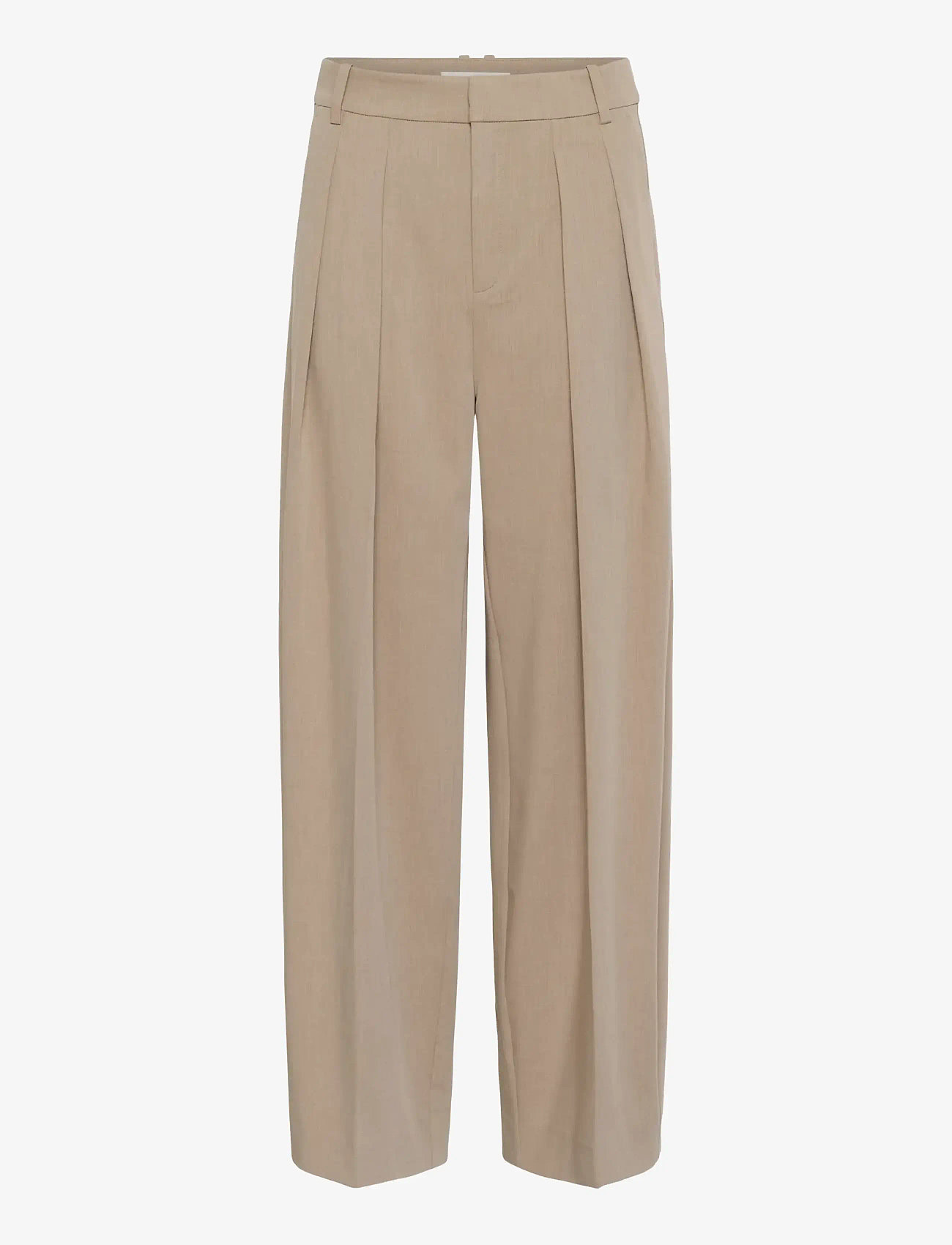 InWear - CIERRAIW WIDE PANT - tailored trousers - cornstalk melange - 1