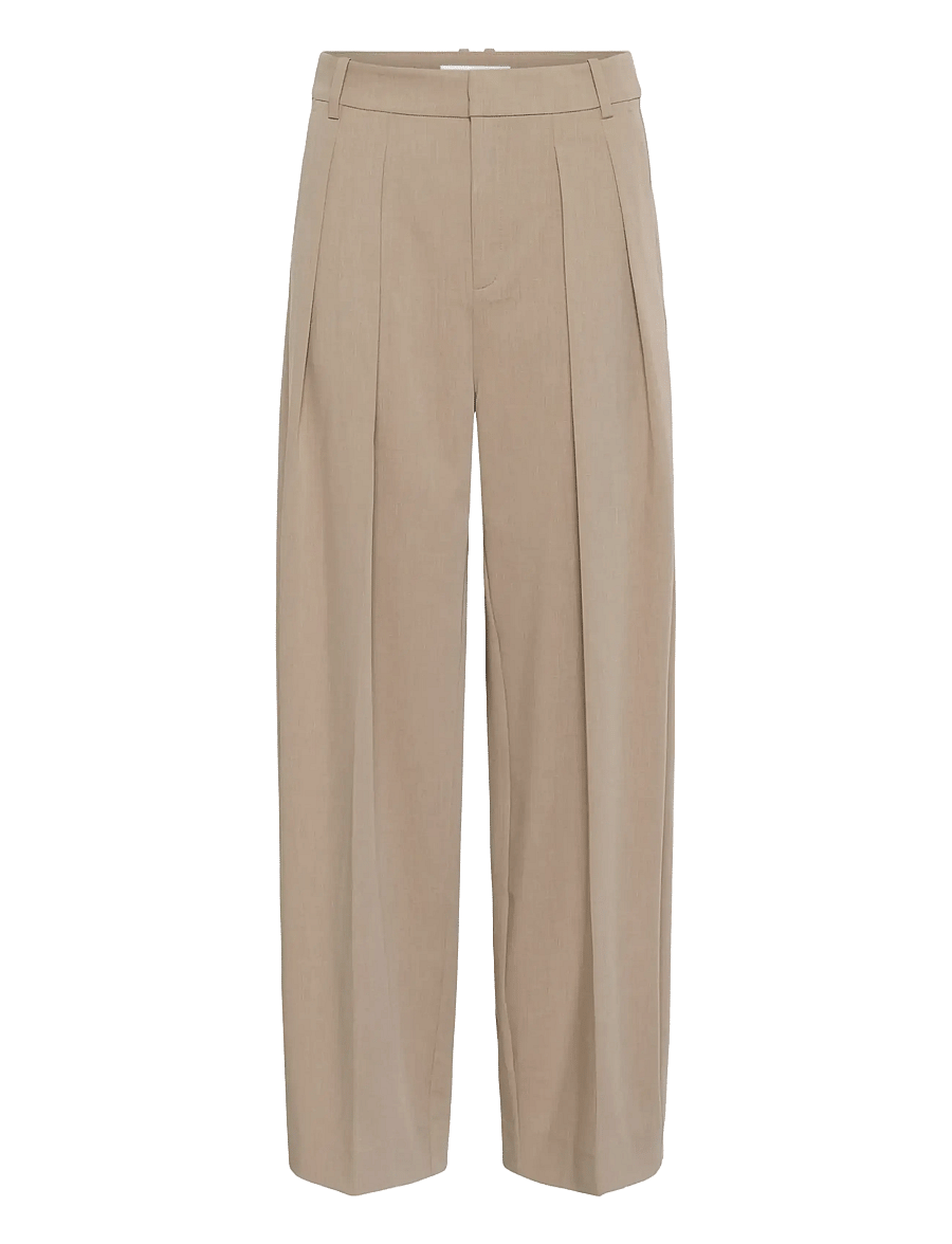 InWear - CIERRAIW WIDE PANT - konfirmation - cornstalk melange - 1