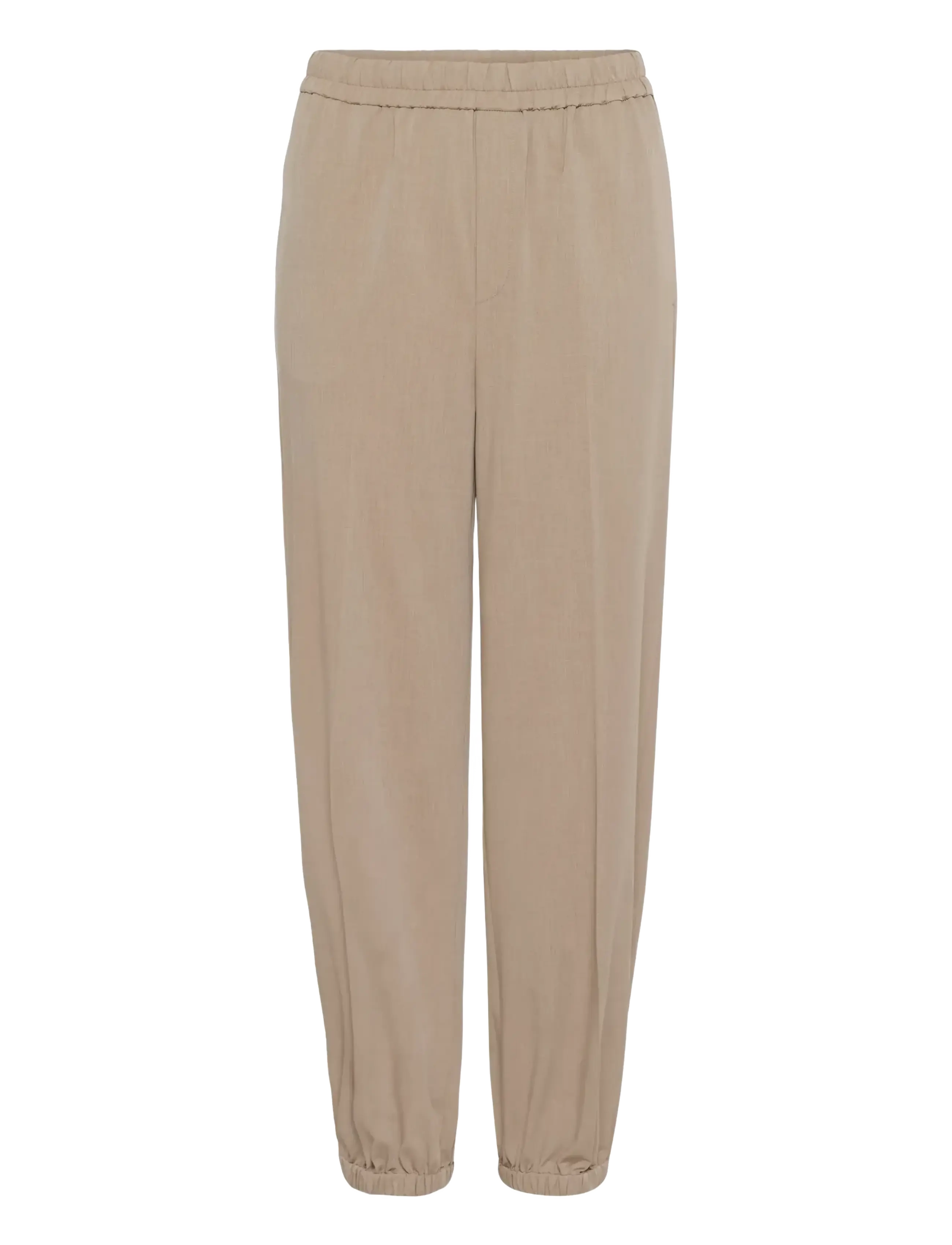InWear CIERRAIW PULL-ON PANT - Vaatteet - CORNSTALK MELANGE / beige