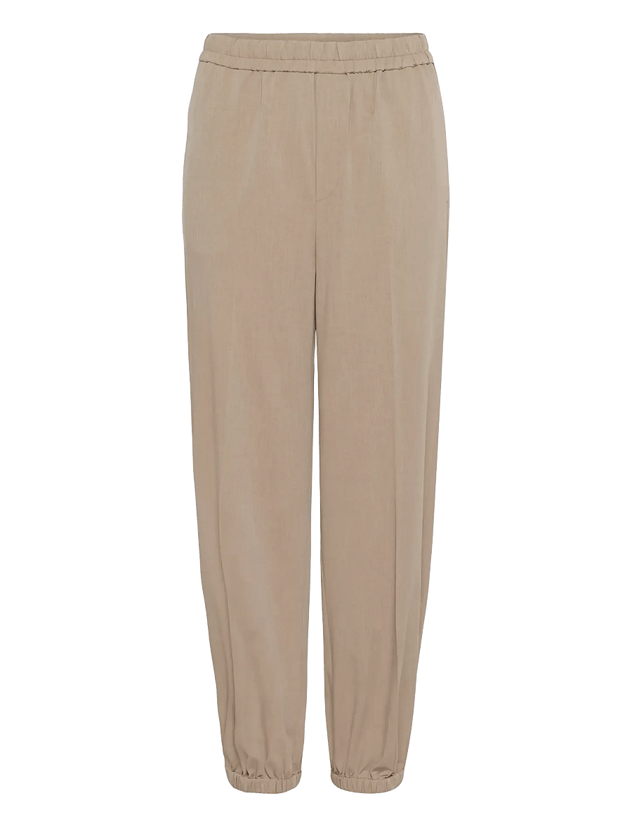 InWear - CIERRAIW PULL-ON PANT - barrel trousers - cornstalk melange - 1