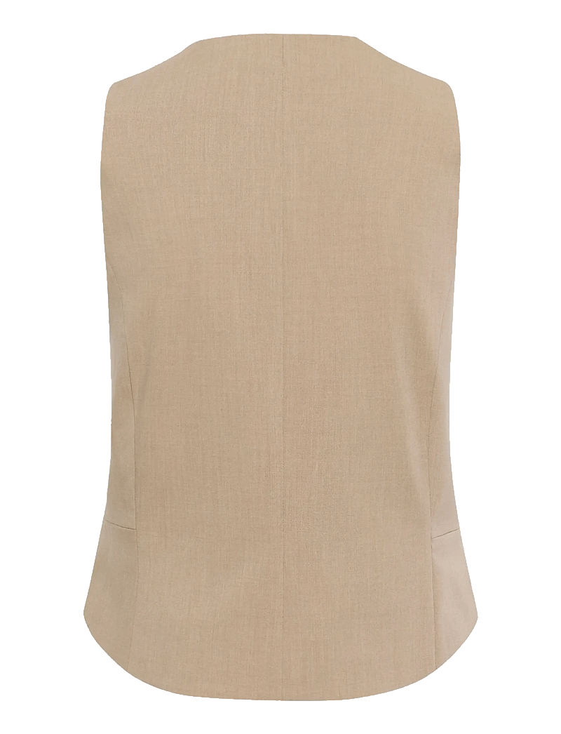 InWear - CIERRAIW WAISTCOAT - westen - cornstalk melange - 2