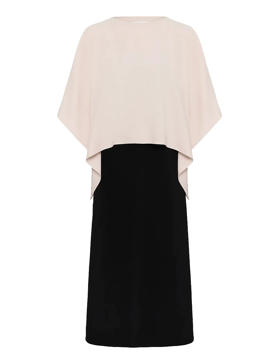 InWear - CHARLEENEIW FEST LAYERED DRESS - cocktail dresses - black - 1